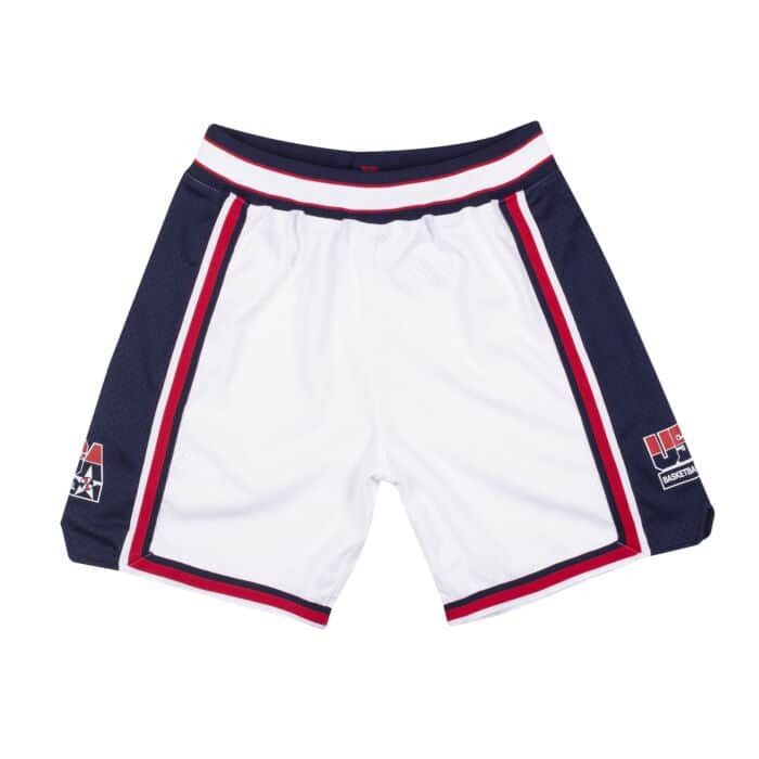 Mitchell & Ness Mitchell news dream team ‘92 authentic shorts white Size US 34 / EU 50 - 1 Thumbnail