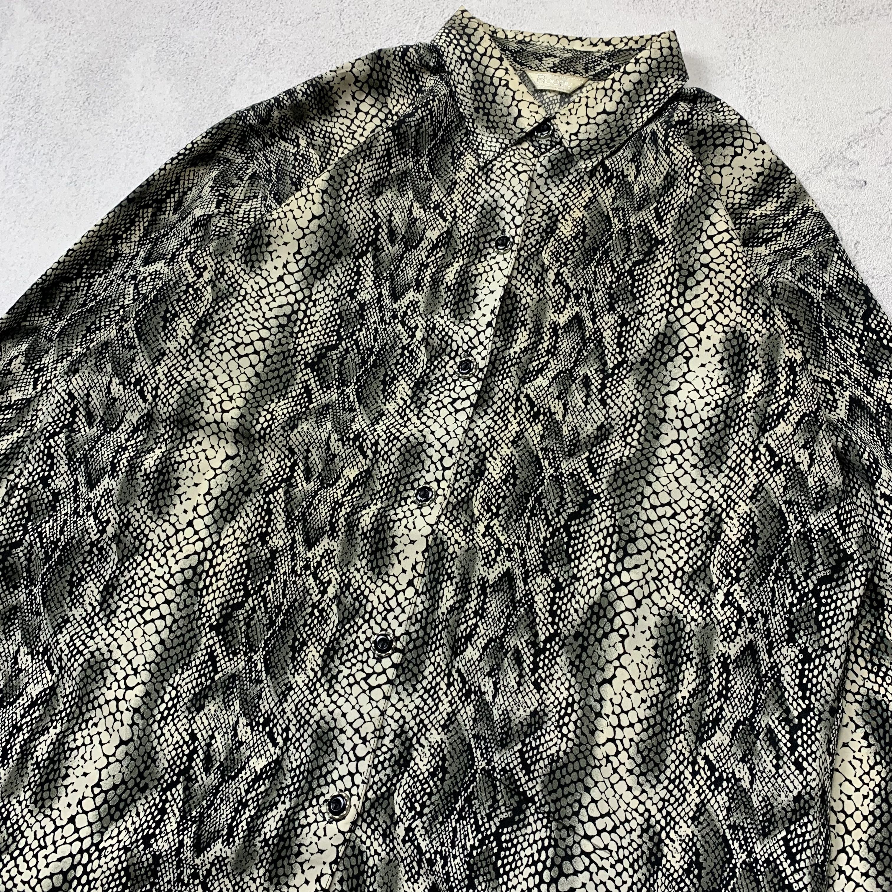Japanese Brand Vintage Snakeskin Pattern Shirt Size US M / EU 48-50 / 2 - 5 Thumbnail