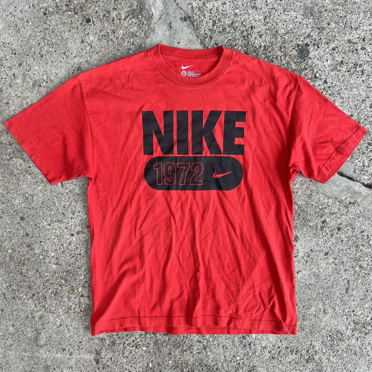 Nike × Vintage 1990’s Vintage Nike Faded T Shirt Nike Tee Size US XL / EU 56 / 4 - 1 Thumbnail