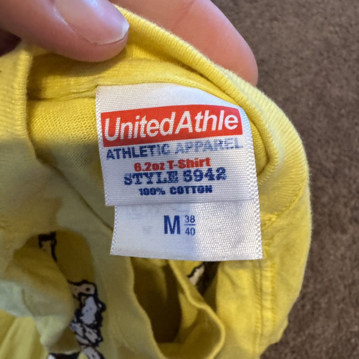 Other maximum the hormone 'get up boys!' t shirt - yellow Size US M / EU 48-50 / 2 - 3 Thumbnail