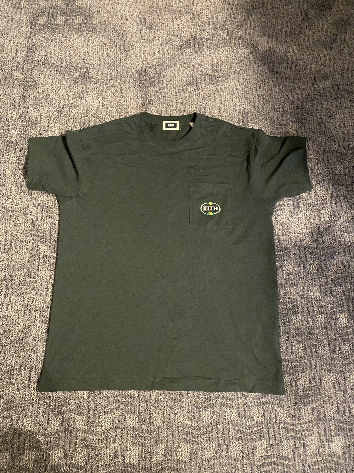 ☆ KITH NY Rose pocket tee ポケット付きTシャツ ☆ Kith Kith NY Rose Pocket T-Shirt Cotton Jersey Fabric SS23