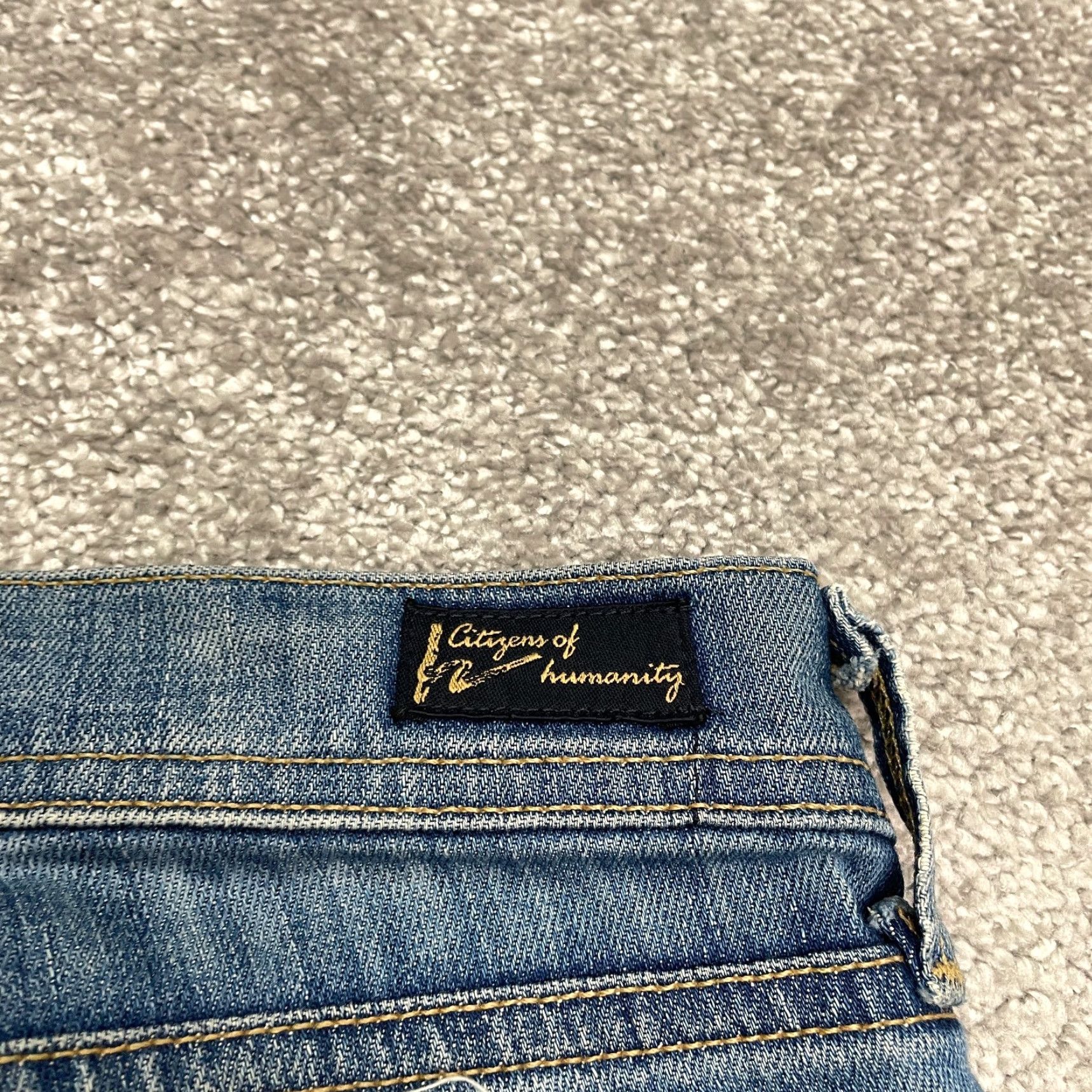 Citizens Of Humanity VINTAGE Citizen of Humanity Ava Straight Leg Jeans Womens 27 Blue Casual Denim 2010s Size 27" / US 4 / IT 40 - 3 Thumbnail