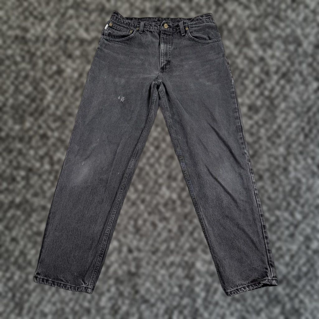 Carhartt VTG Carhartt Jeans Mens 32x29 Relaxed Fit Tapered Denim Pant Jeans DISTRESSED Size US 32 / EU 48 - 1 Thumbnail