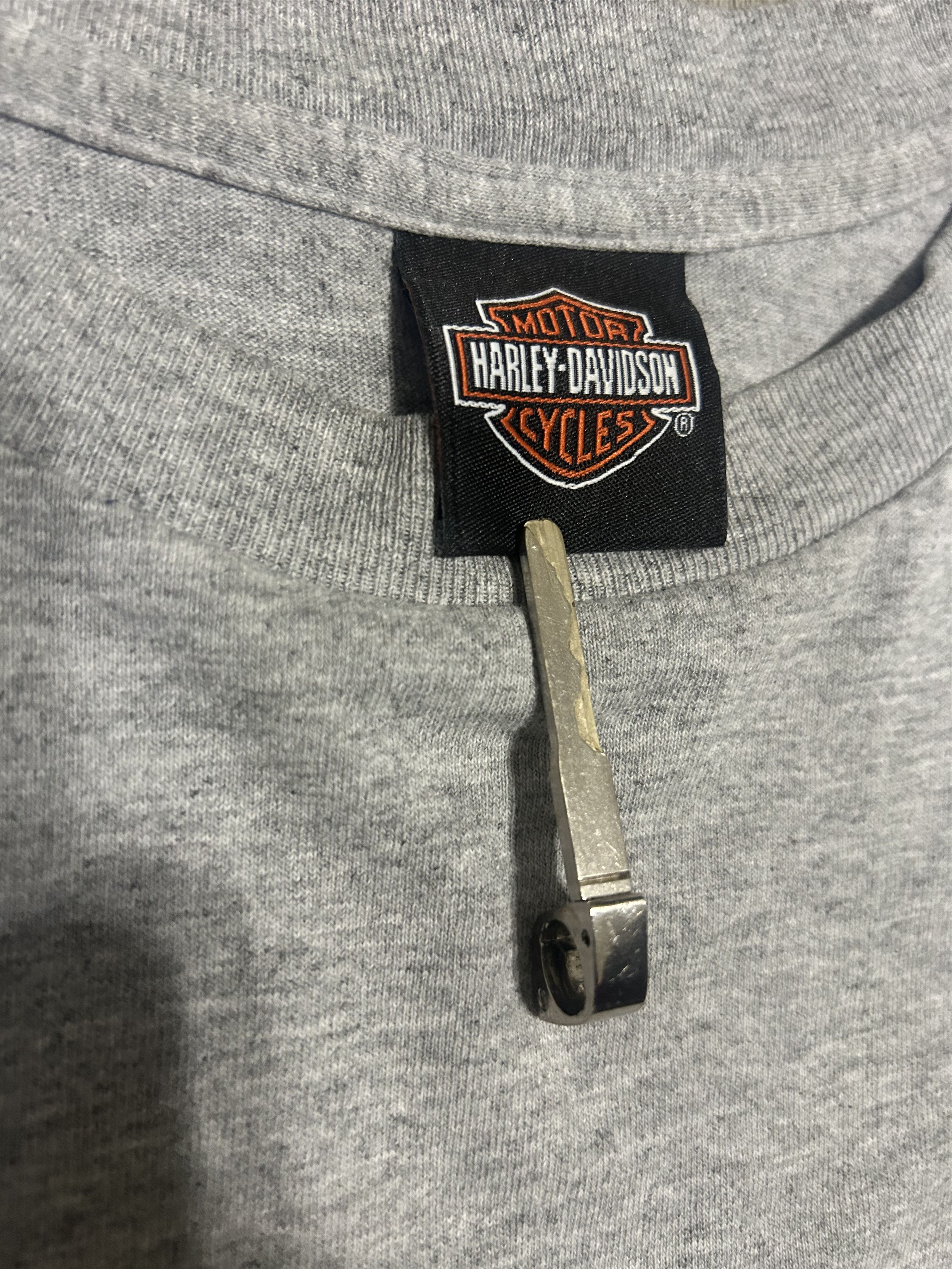 Harley Davidson Harley Davidson Men's GreyLong Sleeve T-Shirt Size US XXL / EU 58 / 5 - 3 Thumbnail