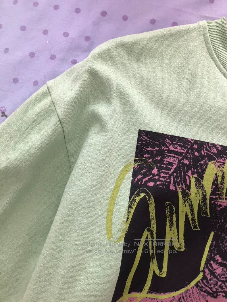 Acne Studios Acne Studios Graffiti Sweatshirt, Green Size US S / EU 44-46 / 1 - 2 Thumbnail