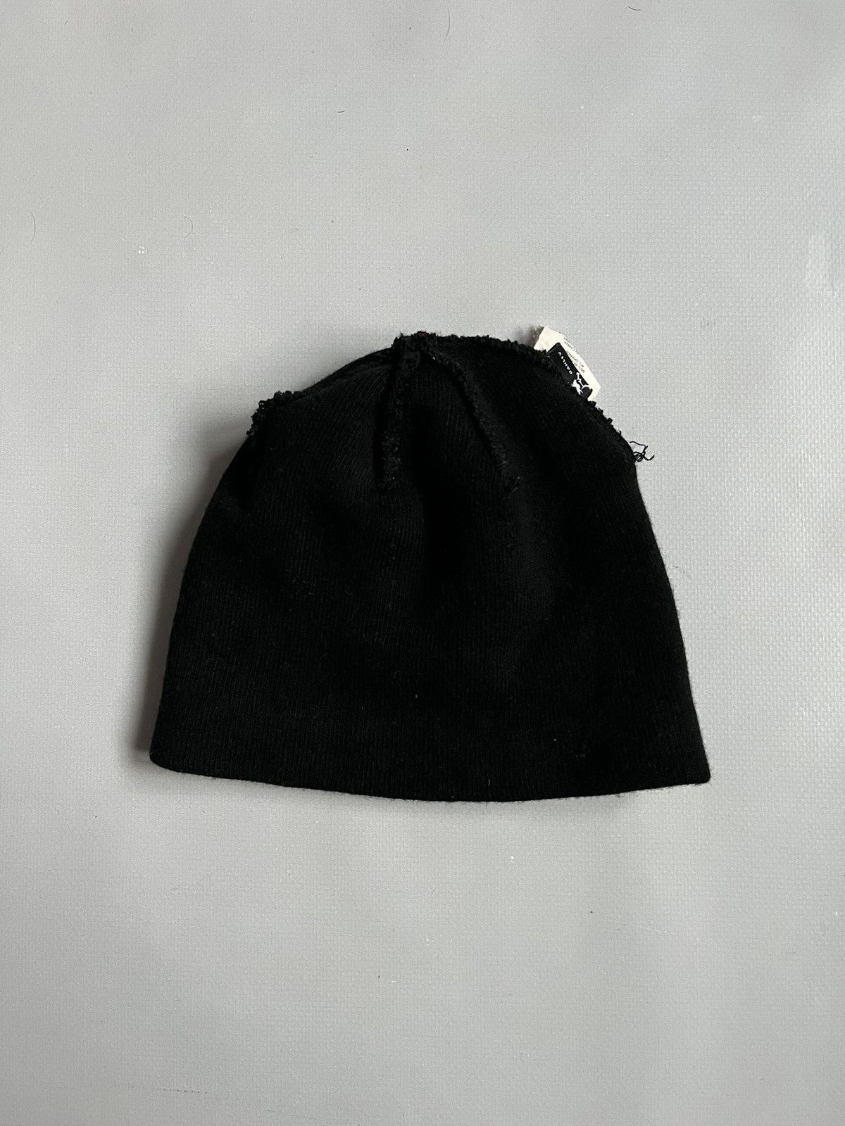 Vintage Y2K Oakley Unisex Black Acrylic Spandex Beanie Hat