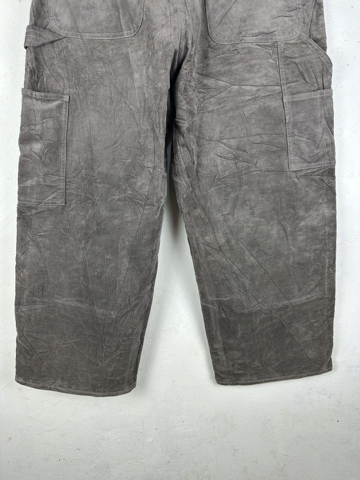 Japanese Brand Carpanter Conduroi Double Knee Vintage Baggy Carhatt Style Size US 31 - 16 Thumbnail