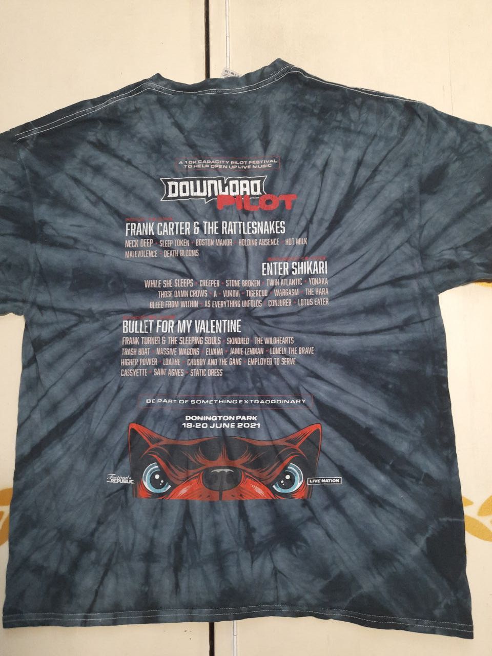 Band Tees × Gildan Gildan Download Pilot Festival 2021 T-Shirt Size US XL / EU 56 / 4 - 6 Thumbnail