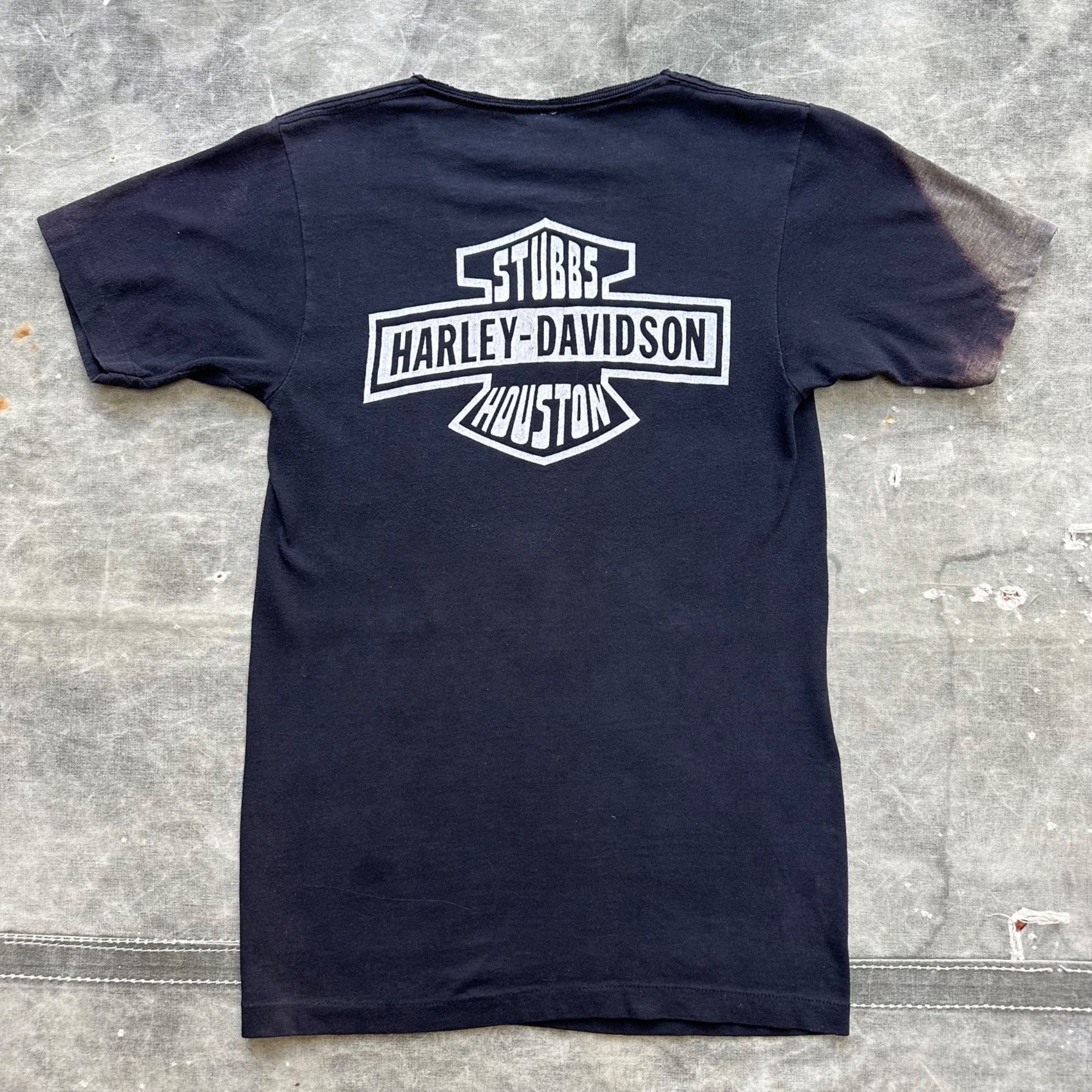 Vintage Vintage 80s 3D Emblem Harley Davidson Good Whiskey Shirt Size US S / EU 44-46 / 1 - 2 Thumbnail