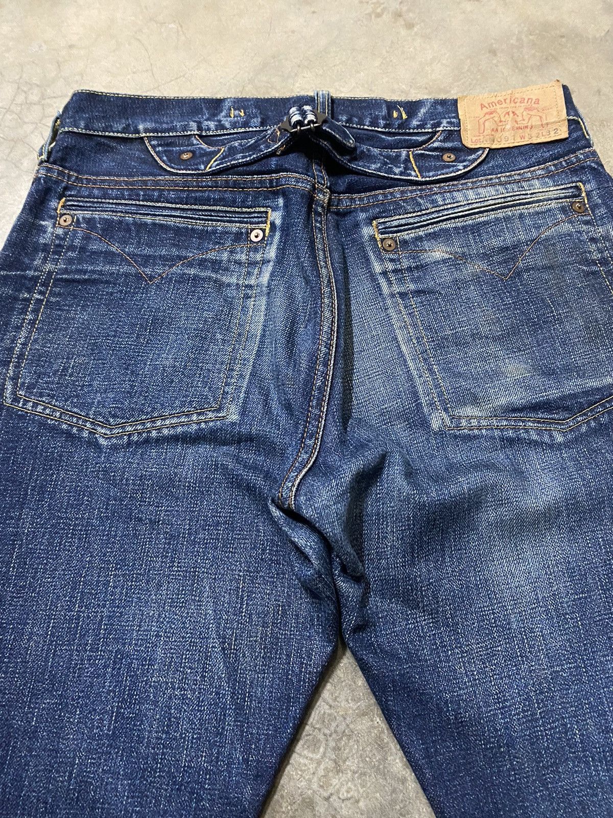 Japanese Brand Vintage Jeans Americana Japan Selvedge Denim Size US 31 - 6 Thumbnail