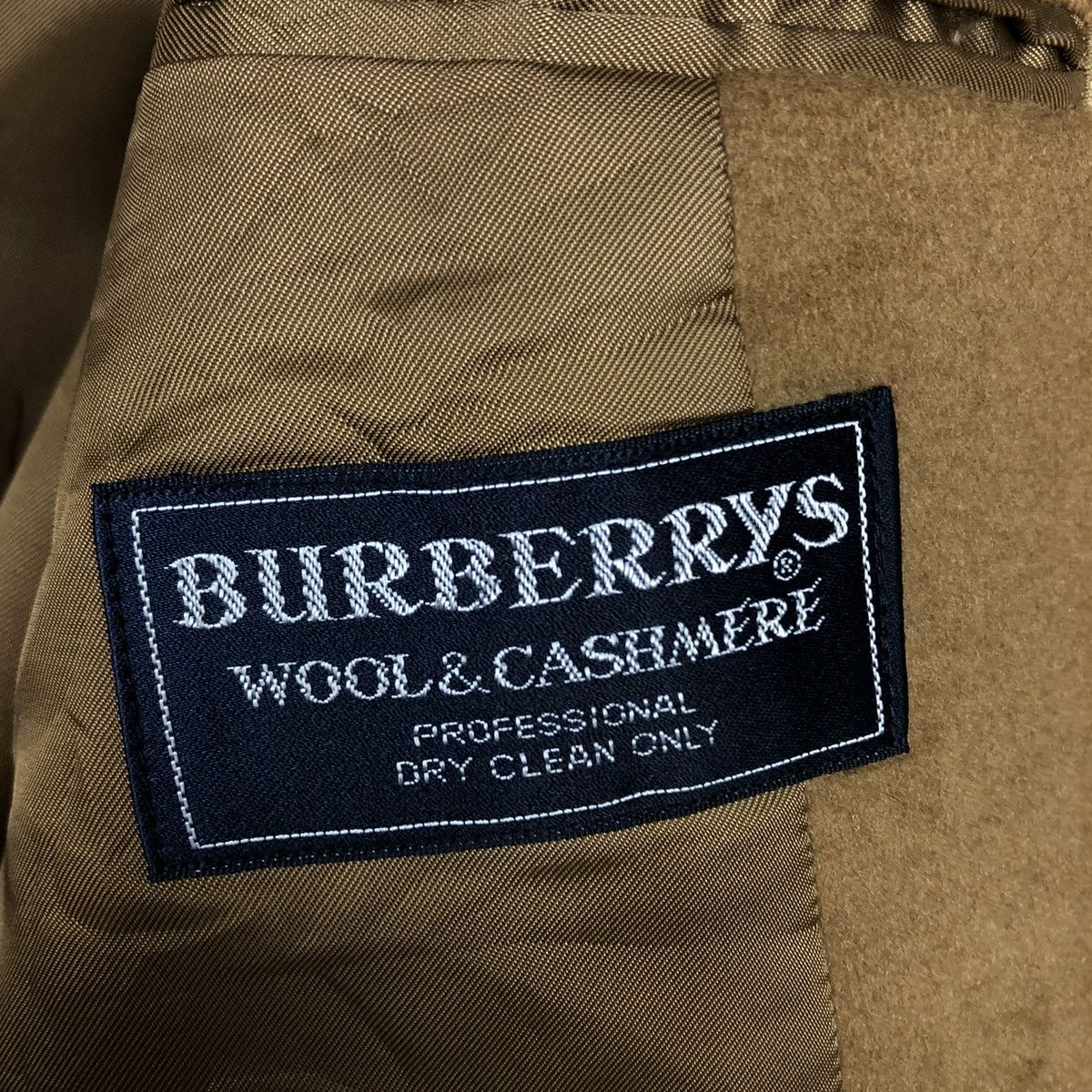 Burberry 🔥VINTAGE FLY WOOL HERRINGBONE LONG JACKET BURBERRYS Size US M / EU 48-50 / 2 - 20 Thumbnail
