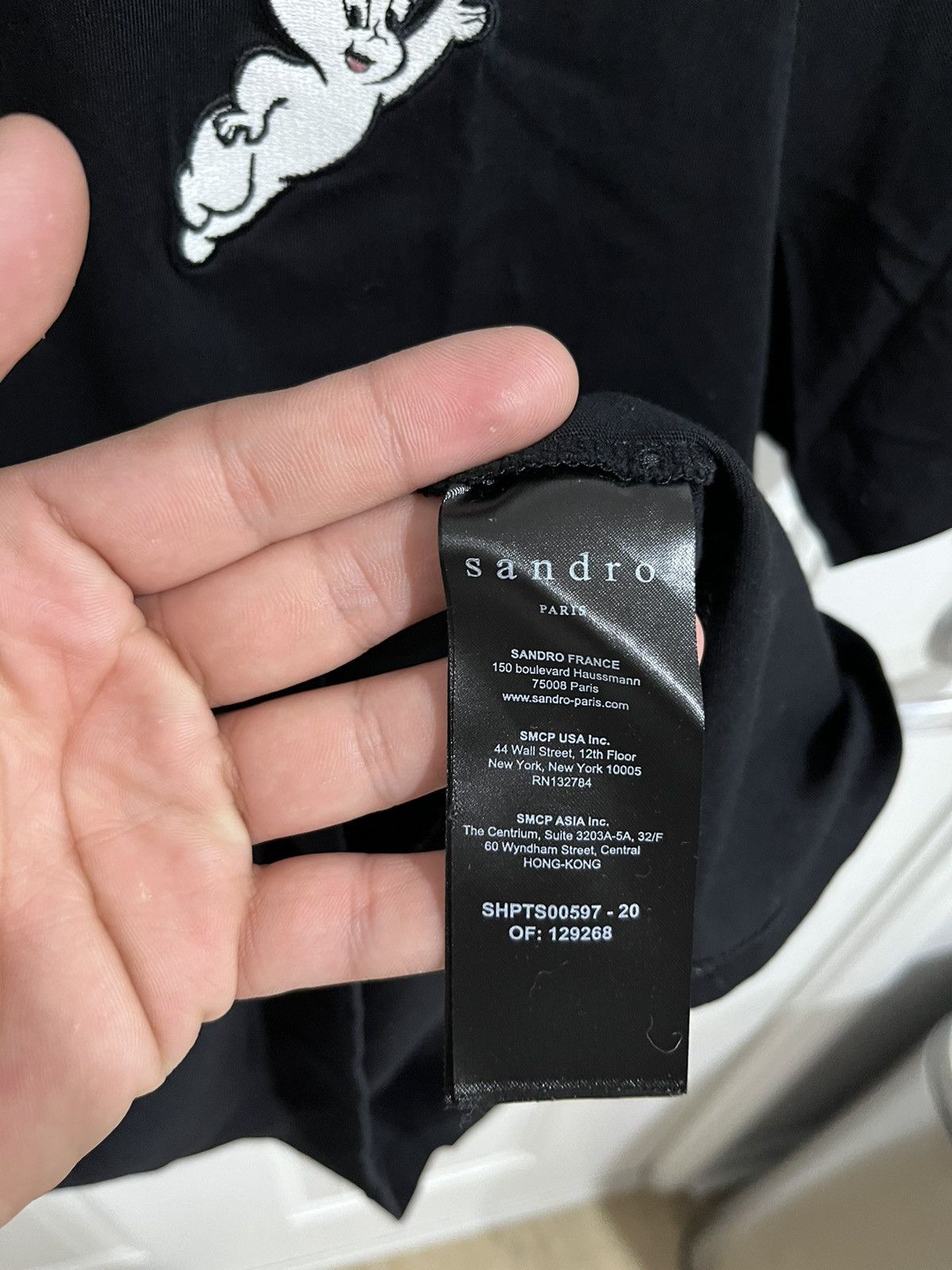 Designer × Sandro Sandro Paris x Casper The Friendly Ghost Tee Shirt Medium Size US M / EU 48-50 / 2 - 4 Thumbnail