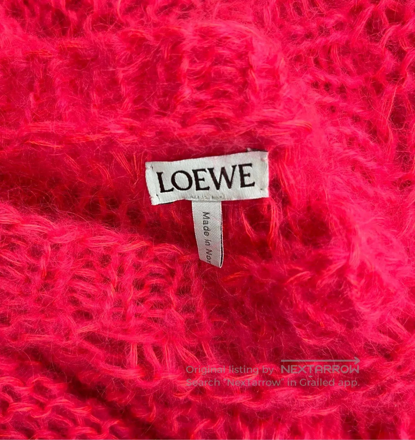 Loewe Loewe Pink Logo Knit Sweater XS. Size US XS / EU 42 / 0 - 3 Thumbnail