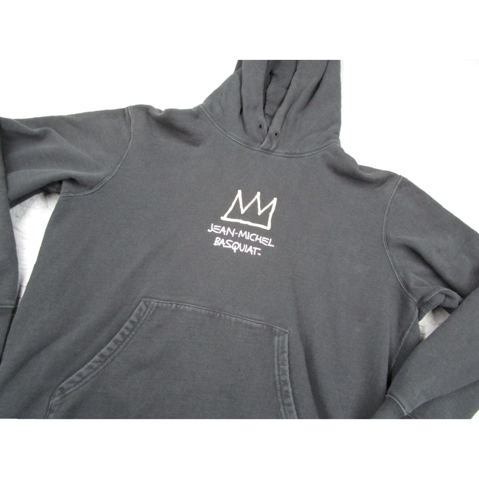 Uniqlo VINTAGE Uniqlo UT Hoodie Mens L Black Jean-Michel Basquiat Crown Graphic Pullover Size US L / EU 52-54 / 3 - 2 Thumbnail
