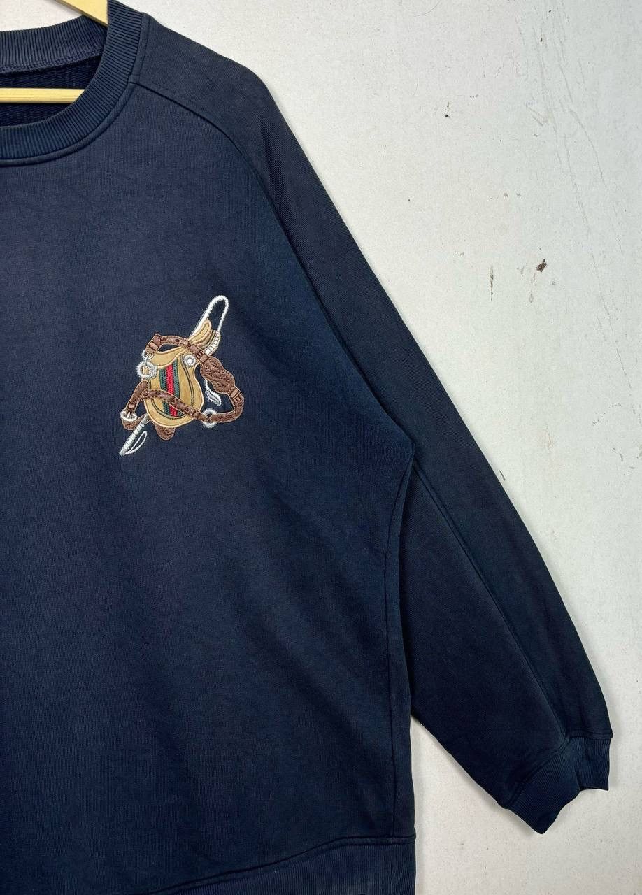 Vintage Vintage Designer Sweatshirt Inspired by GUCCI Crewneck Size US L / EU 52-54 / 3 - 4 Thumbnail