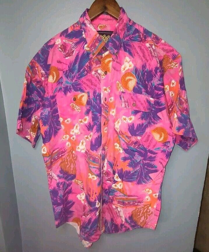 Polo Ralph Lauren RALPH LAUEN Button-up Shirt Hawaiian Hibiscus Men’s L Pink Size US L / EU 52-54 / 3 - 1 Thumbnail