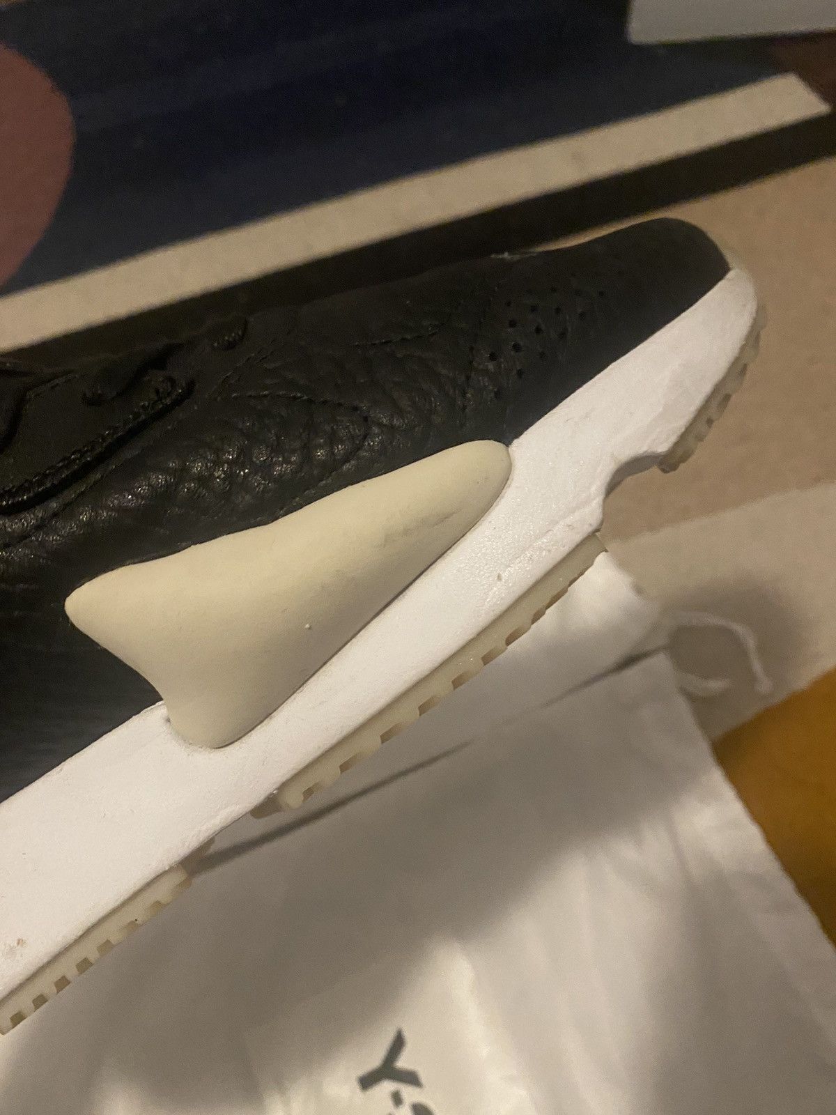 Adidas × Y-3 × Yohji Yamamoto Yohji Yamamoto x Adidas Y-3 Kaiwa leather sneakers Size US 11.5 / EU 44-45 - 10 Thumbnail
