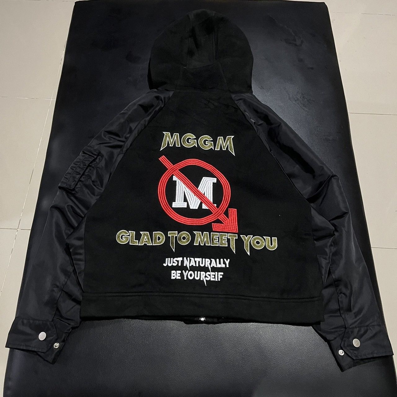 Japanese Brand muguoguomu bomber hooded jacket Size US M / EU 48-50 / 2 - 1 Thumbnail