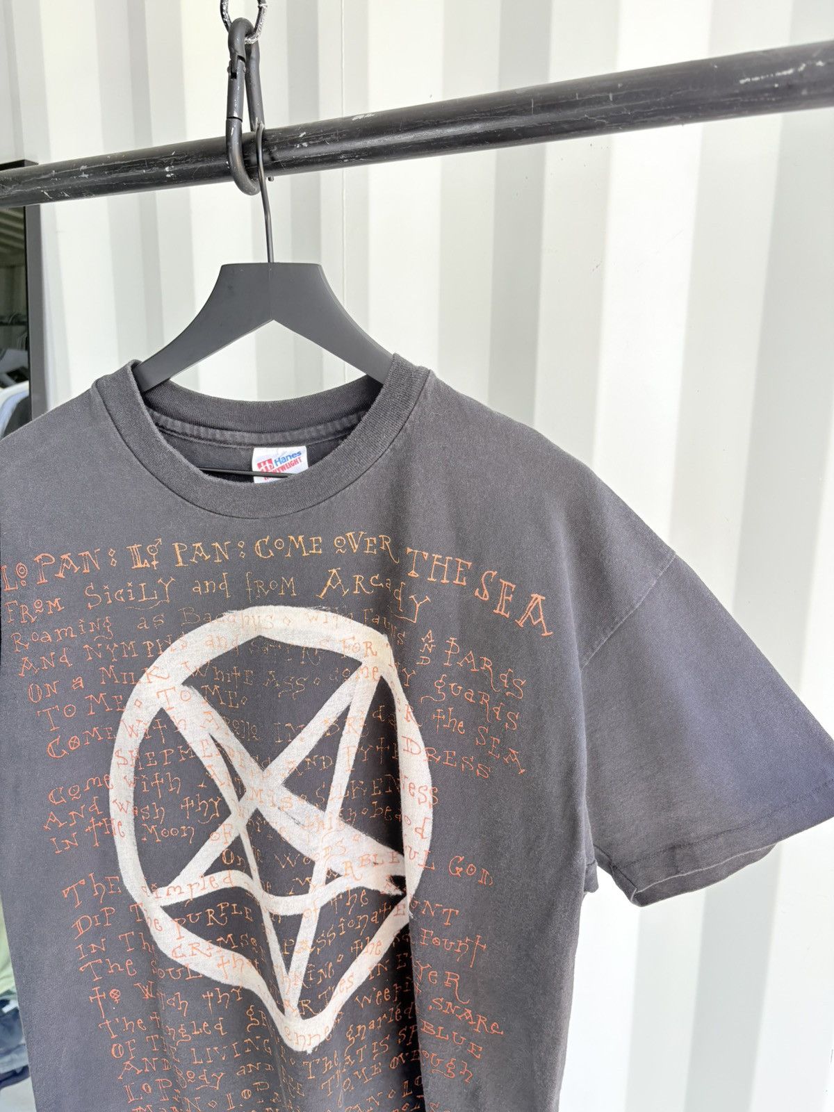 Band Tees Vintage Mosquitohead Pentagram Faded Distressed Shirt Grunge Size US XL / EU 56 / 4 - 4 Thumbnail