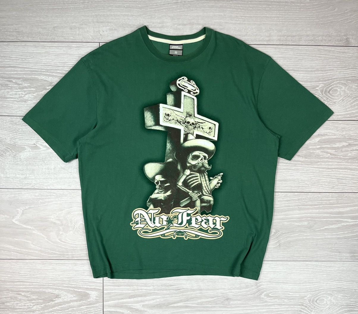 No Fear No Fear Vintage Oversized Rap T Shirt Size US XXL / EU 58 / 5 - 1 Thumbnail