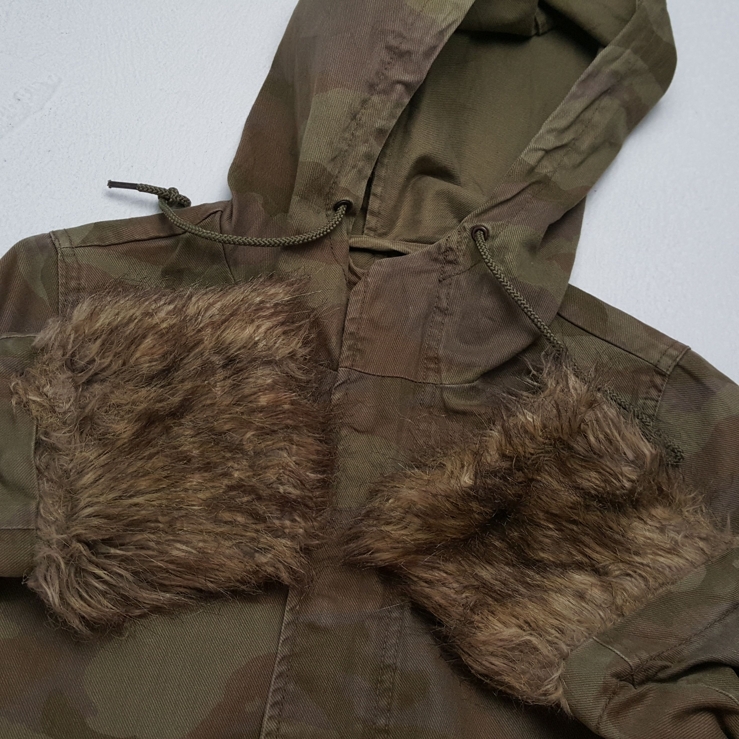 Levi's × Vintage LEVIS Streetwear Winter Style Camo Design Parkas Jacket Size XS / US 0-2 / IT 36-38 - 9 Thumbnail