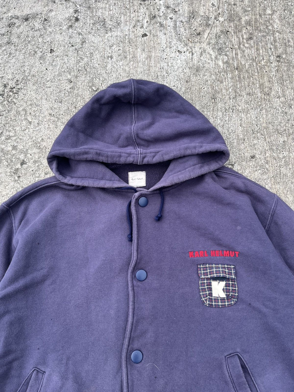 Karl Helmut Karl Helmut Pocket Patches Distressed Hoodie Size US M / EU 48-50 / 2 - 11 Thumbnail