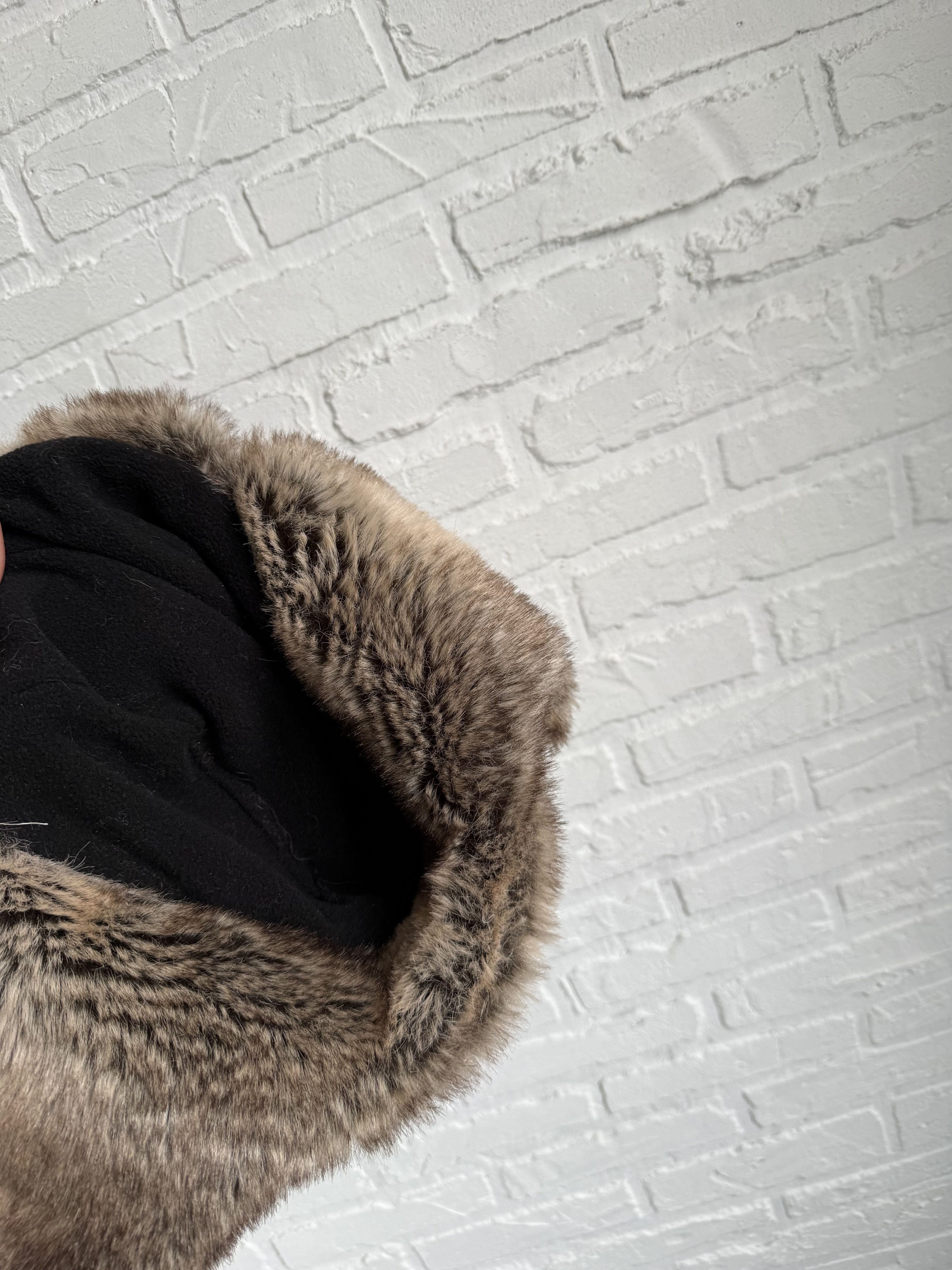 No Fear Vintage 2000s NO FEAR Fur hat ushanka Y2K Size ONE SIZE - 3 Thumbnail