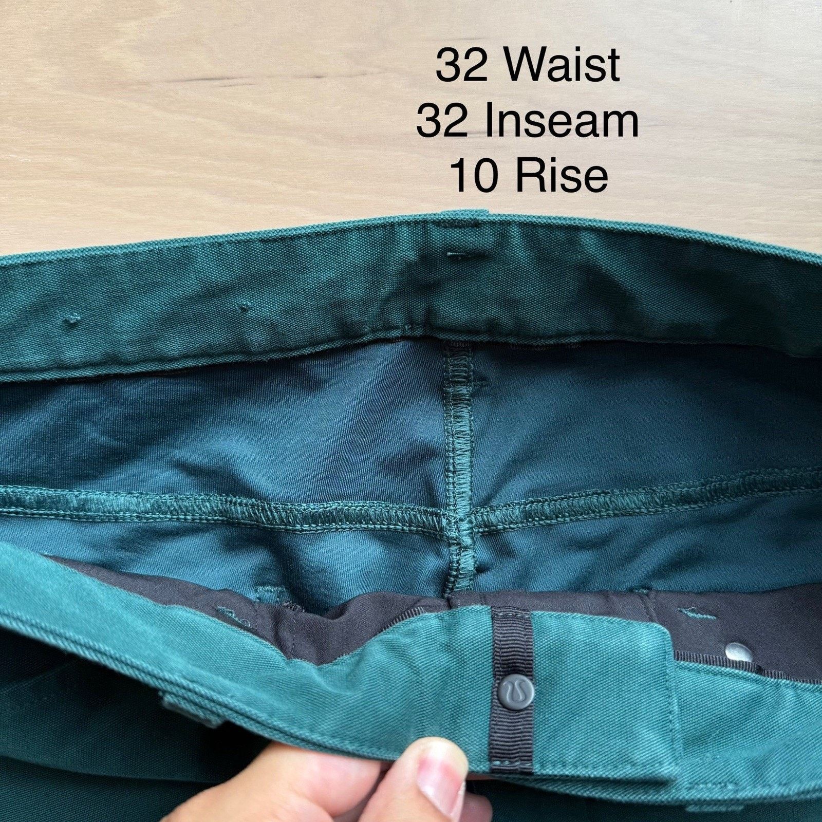 Lululemon Lululemon ABC Pants 32 Green Canvas Athleisure Golf Surge Size US 32 / EU 48 - 5 Thumbnail