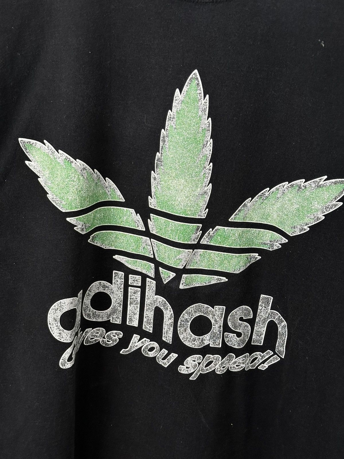 Vintage VINTAGE ADIHASH GIVES YOU SPEED TEE Size US L / EU 52-54 / 3 - 6 Thumbnail