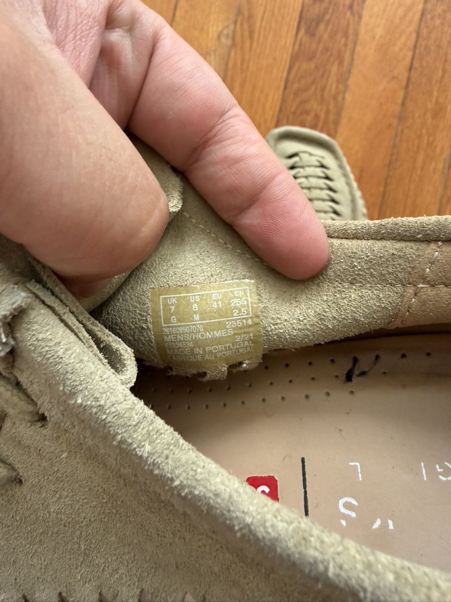 Clarks × Supreme Supreme x clarks woven wallabees Size US 8 / EU 41 - 6 Thumbnail