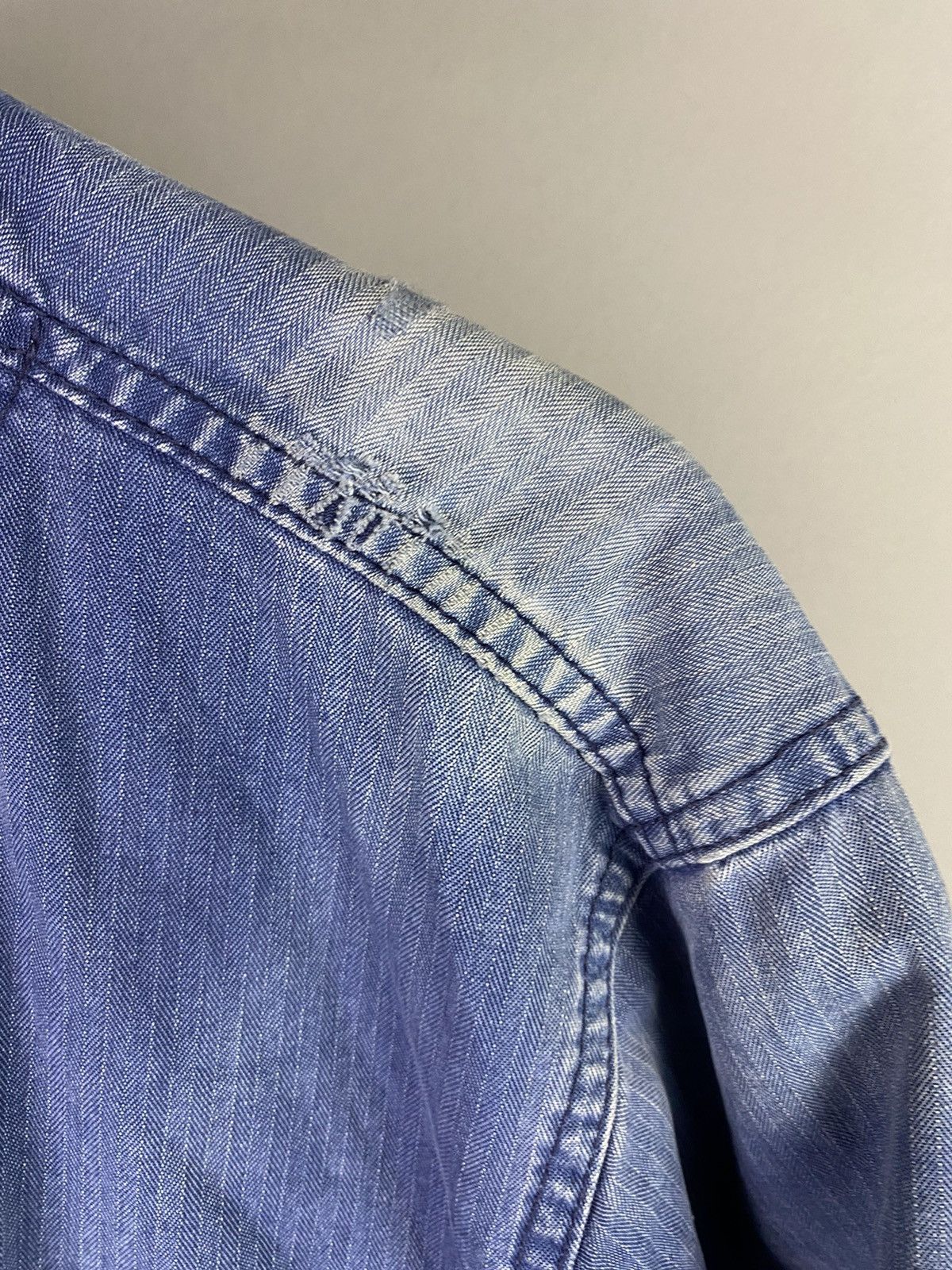 Vintage × Wrangler Vintage Wrangler Denim Jacket with Corduroy Collar Size US M / EU 48-50 / 2 - 9 Thumbnail