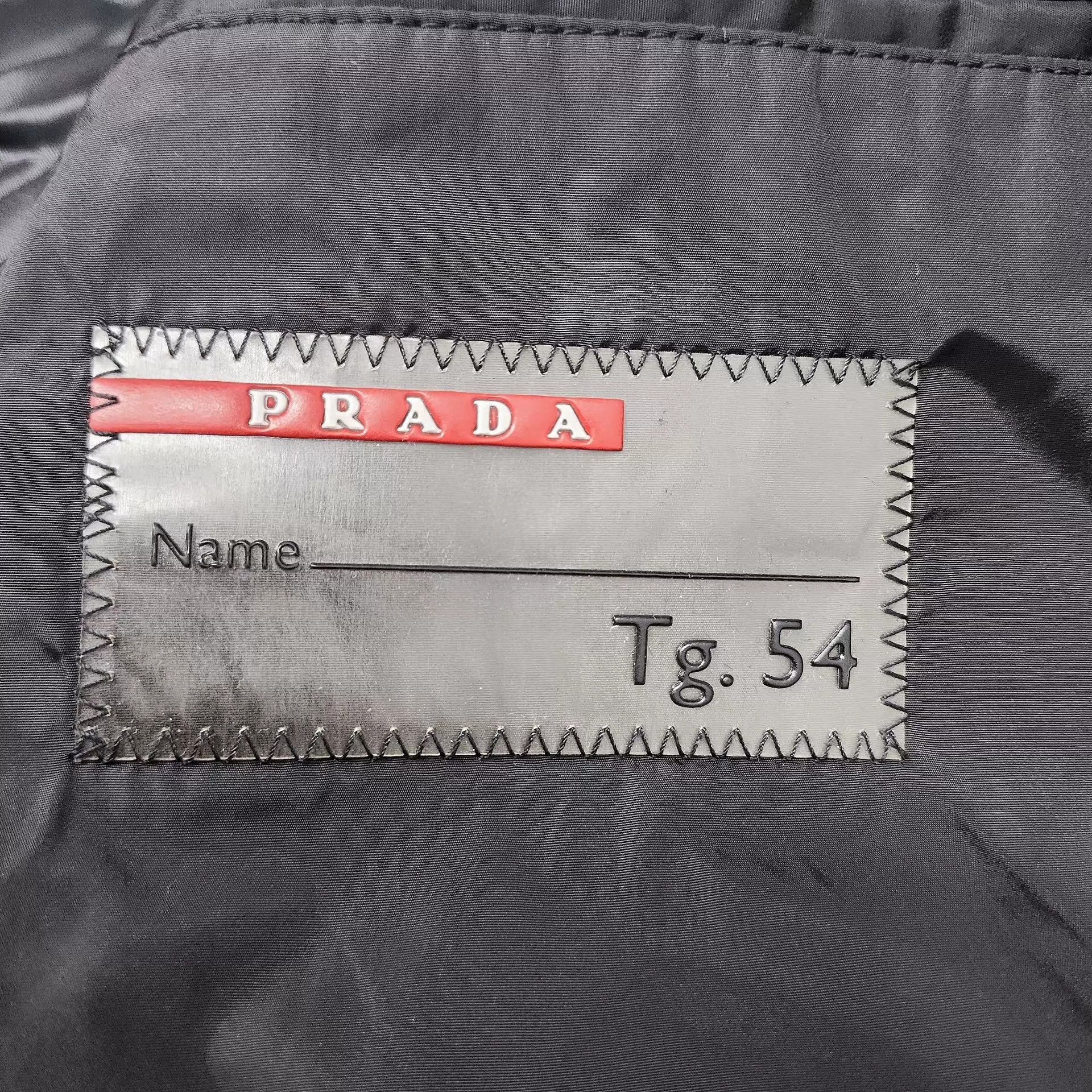 Prada Prada Black Nylon Jacket 54 Size US L / EU 52-54 / 3 - 3 Thumbnail