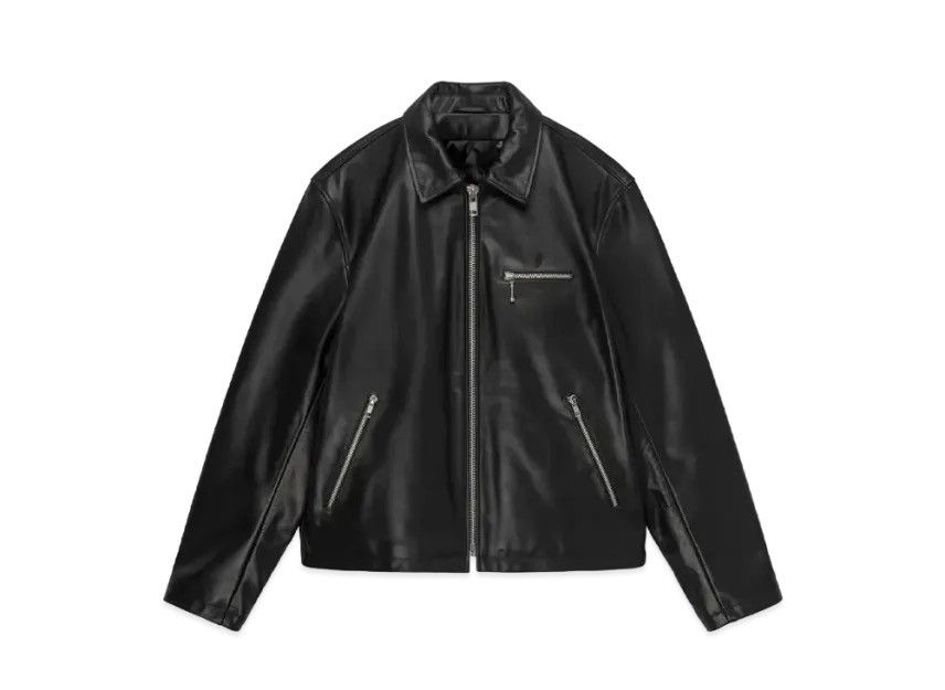 25SS STUSSY GARAGE JACKET LEATHER M STUSSY GARAGE JACKET LEATHER