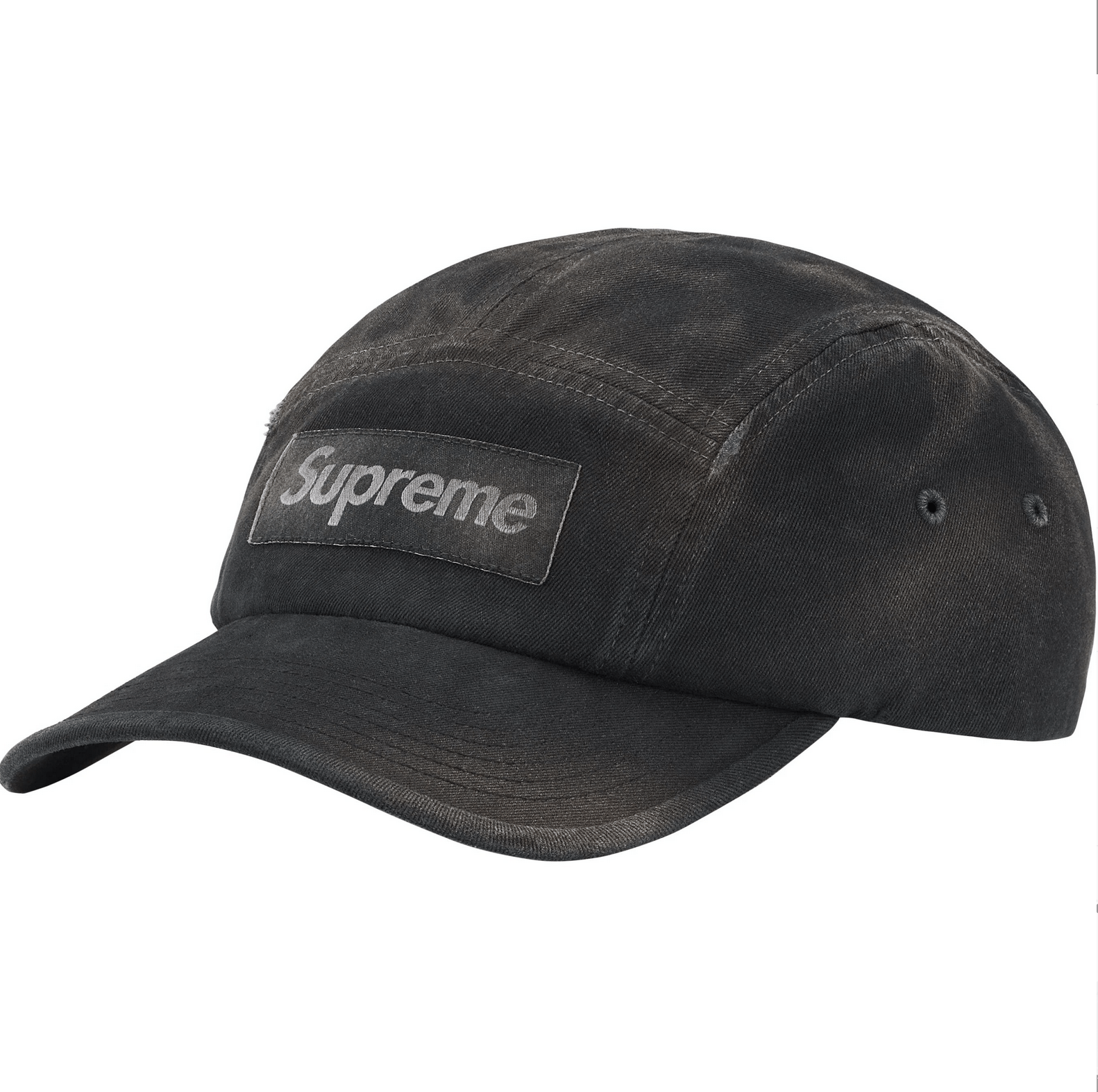 Supreme Supreme Overdyed Camp Cap in Black Size ONE SIZE - 1 Thumbnail