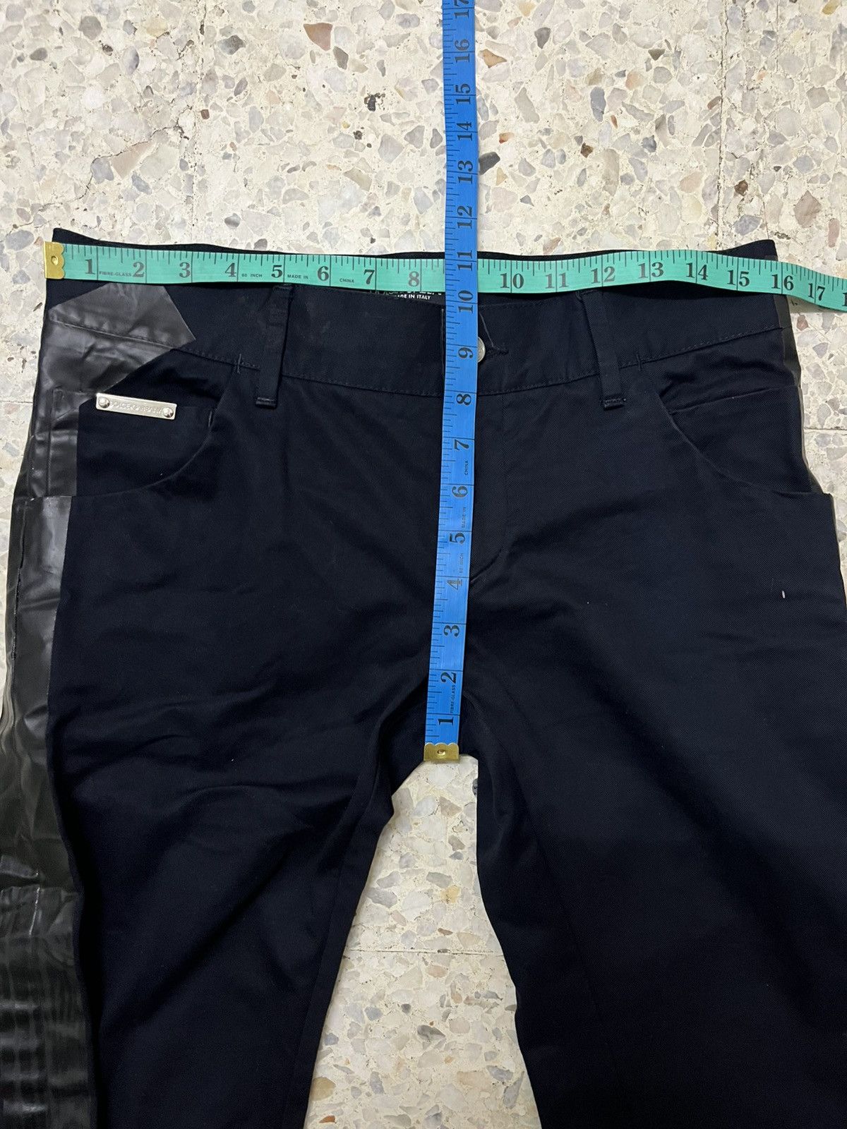 Dolce & Gabbana D&G 14 Gold Black with PVC Side Stripe Pants – Rare Italian Size US 32 / EU 48 - 13 Thumbnail