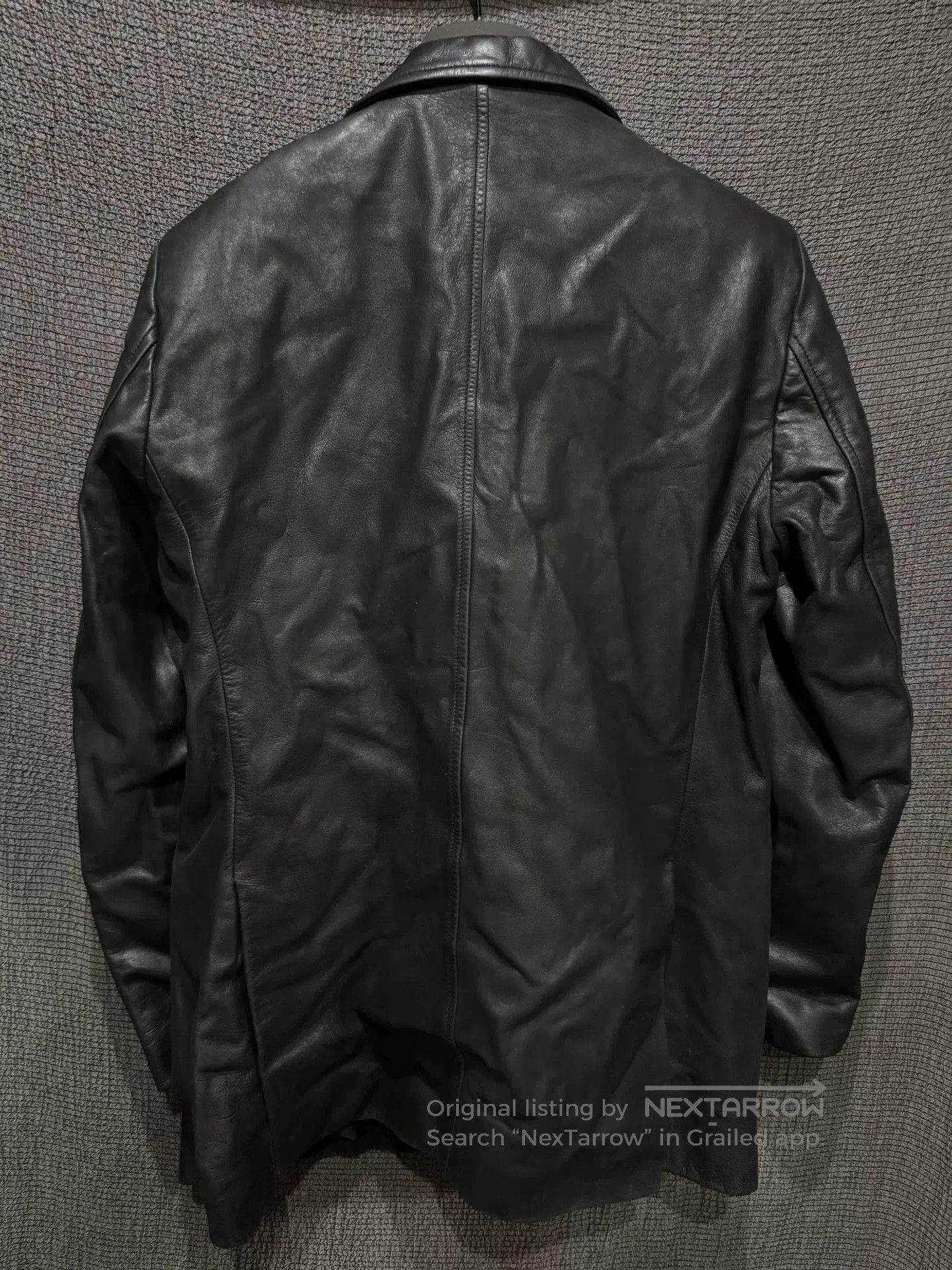 Julius black leather suit coat with vampire style. Size US M / EU 48-50 / 2 - 2 Thumbnail