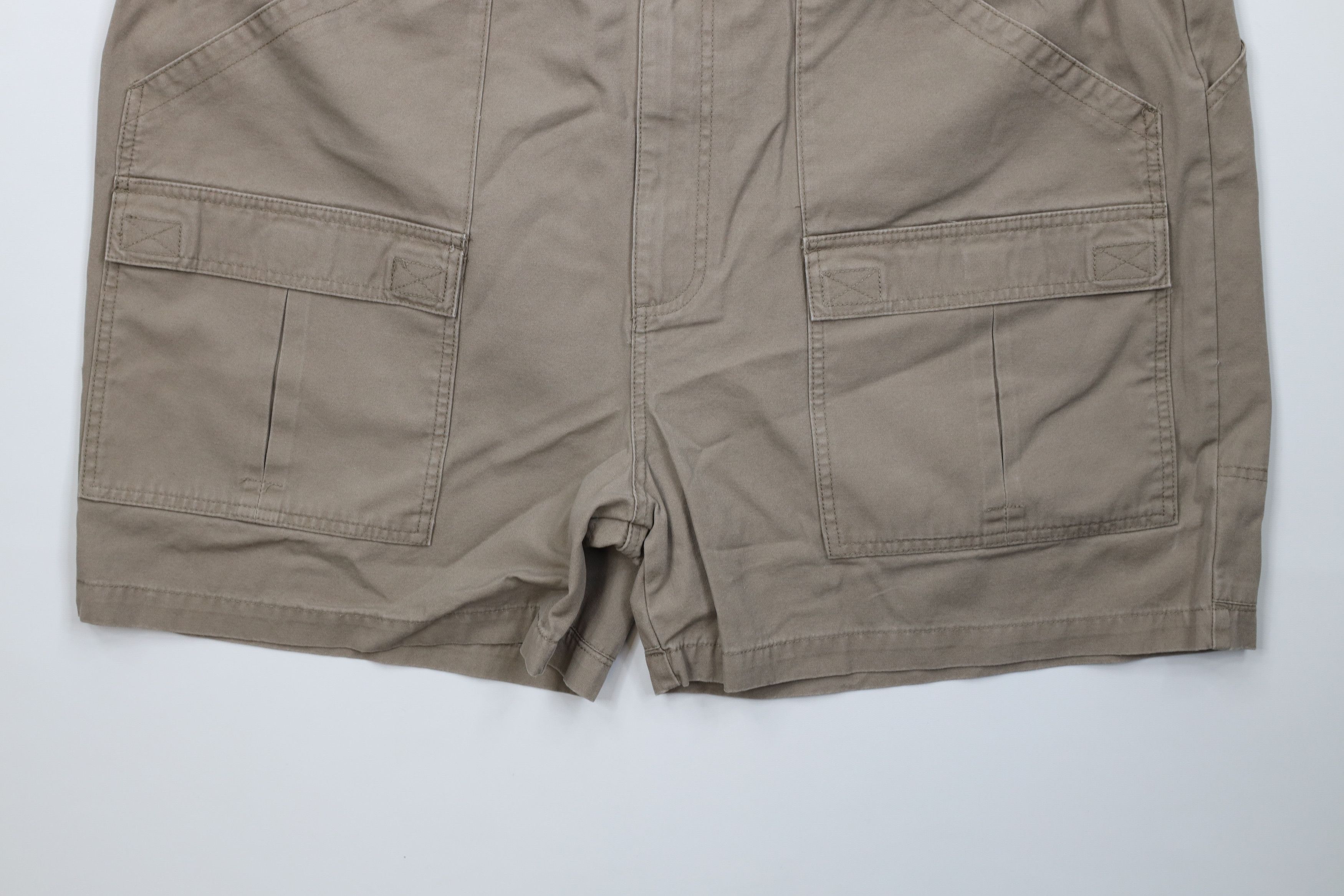 Cabelas Vintage Cabelas Canvas Trekking Cargo Shorts Light Brown Size US 44 / EU 60 - 4 Thumbnail
