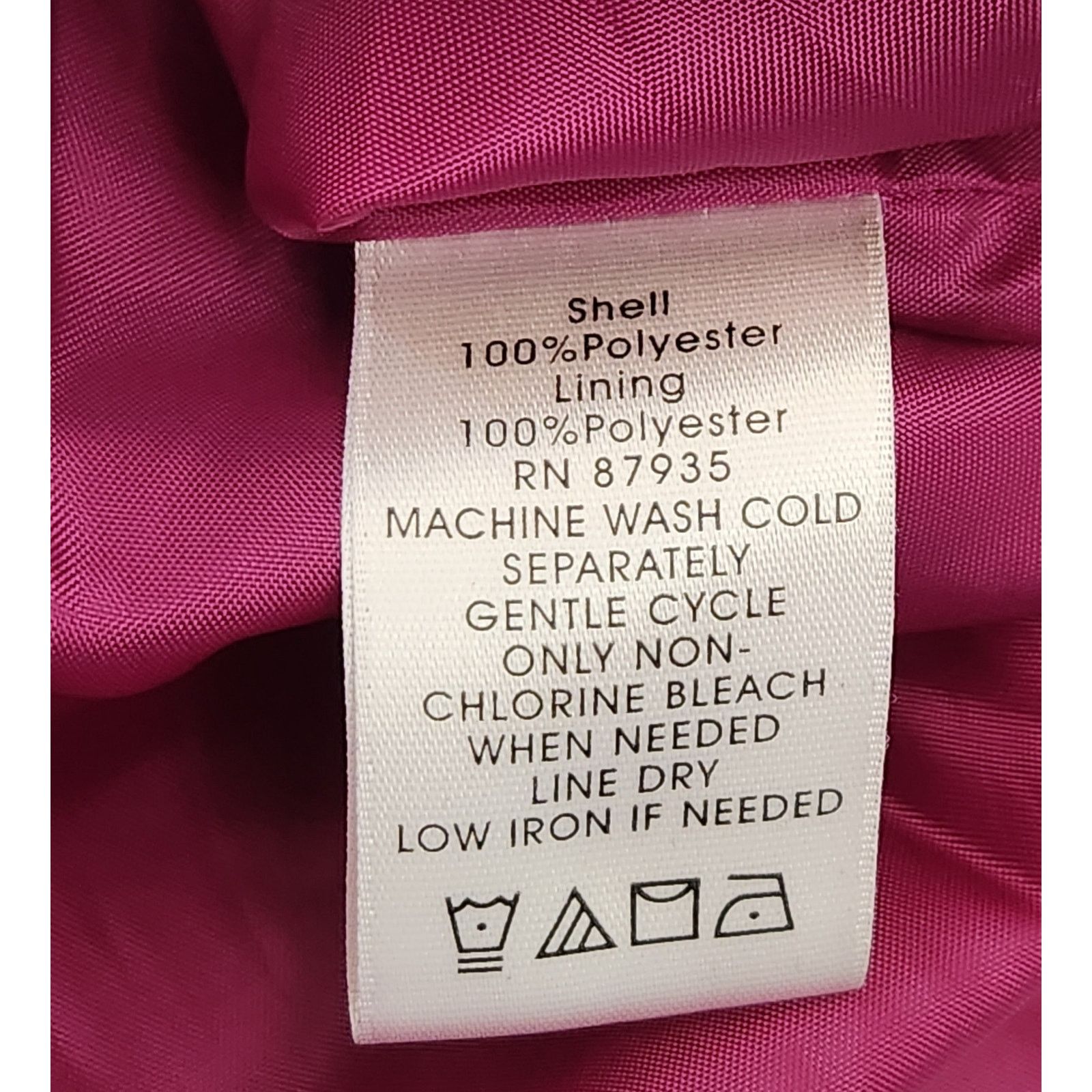 Other Susan Graver Fuchsia Puckered Collar Full Zip Jacket 3X Size 3XL / US 20-22 - 7 Thumbnail