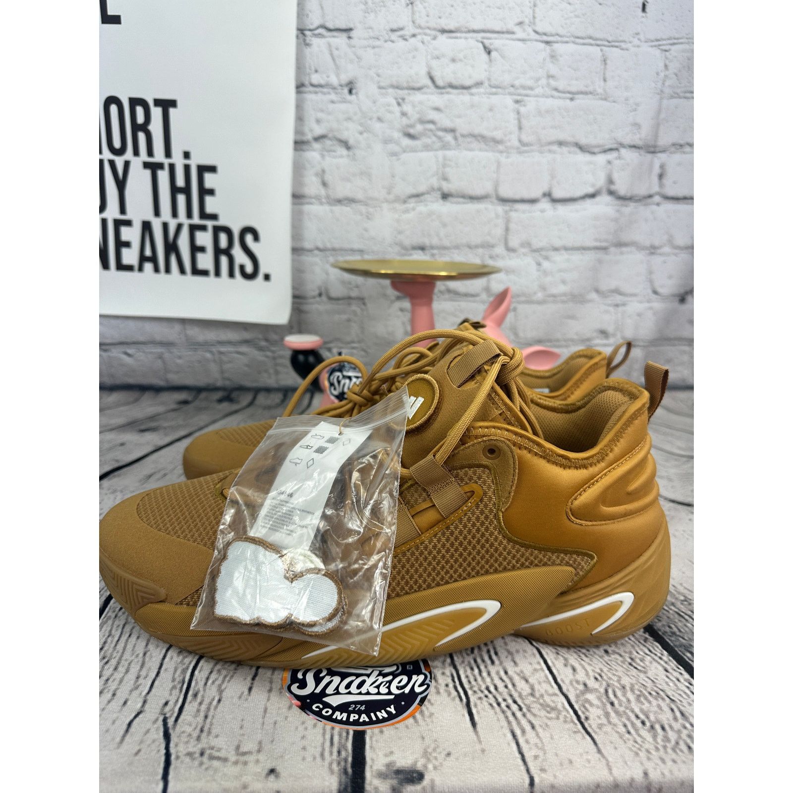 Adidas Adidas BYW Select Boost Basketball Shoes Mens 13 Brown NEW Size US 13 / EU 46 - 3 Thumbnail