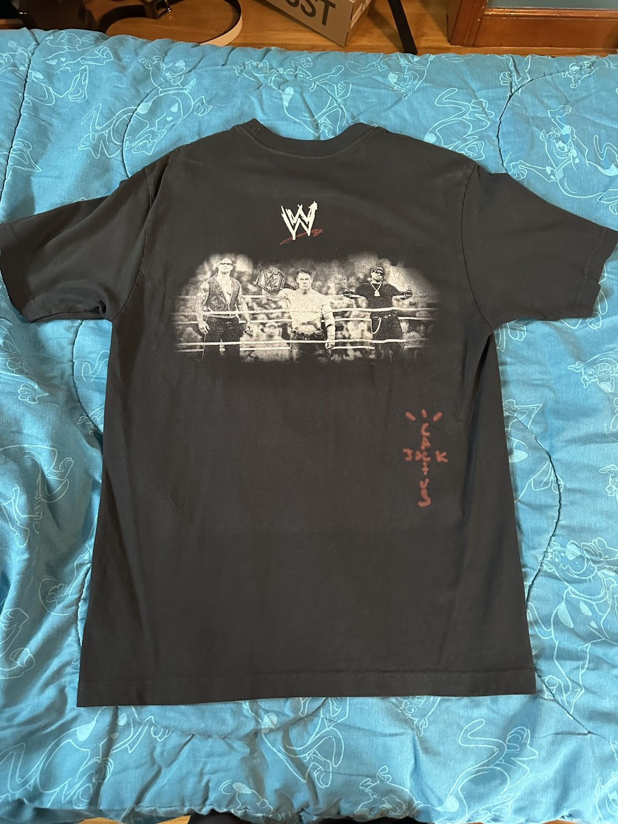 Travis Scott × WWE TRAVIS SCOTT x WWE WRESTLING IS REAL T SHIRT Size US M / EU 48-50 / 2 - 5 Thumbnail