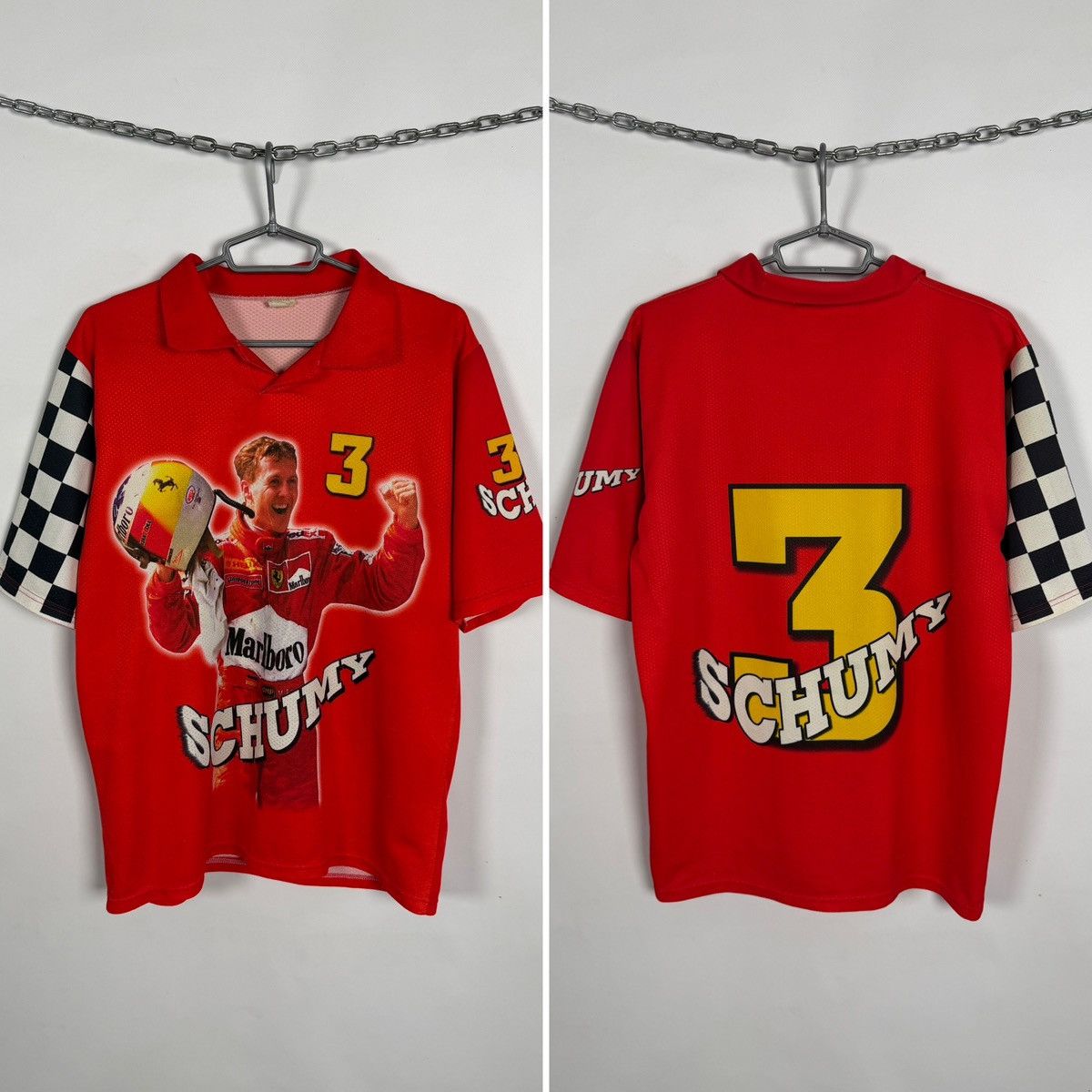 Ferrari Vintage Michael Schumacher Racing Tee Marlboro Ferrari F1 Size US M / EU 48-50 / 2 - 1 Thumbnail