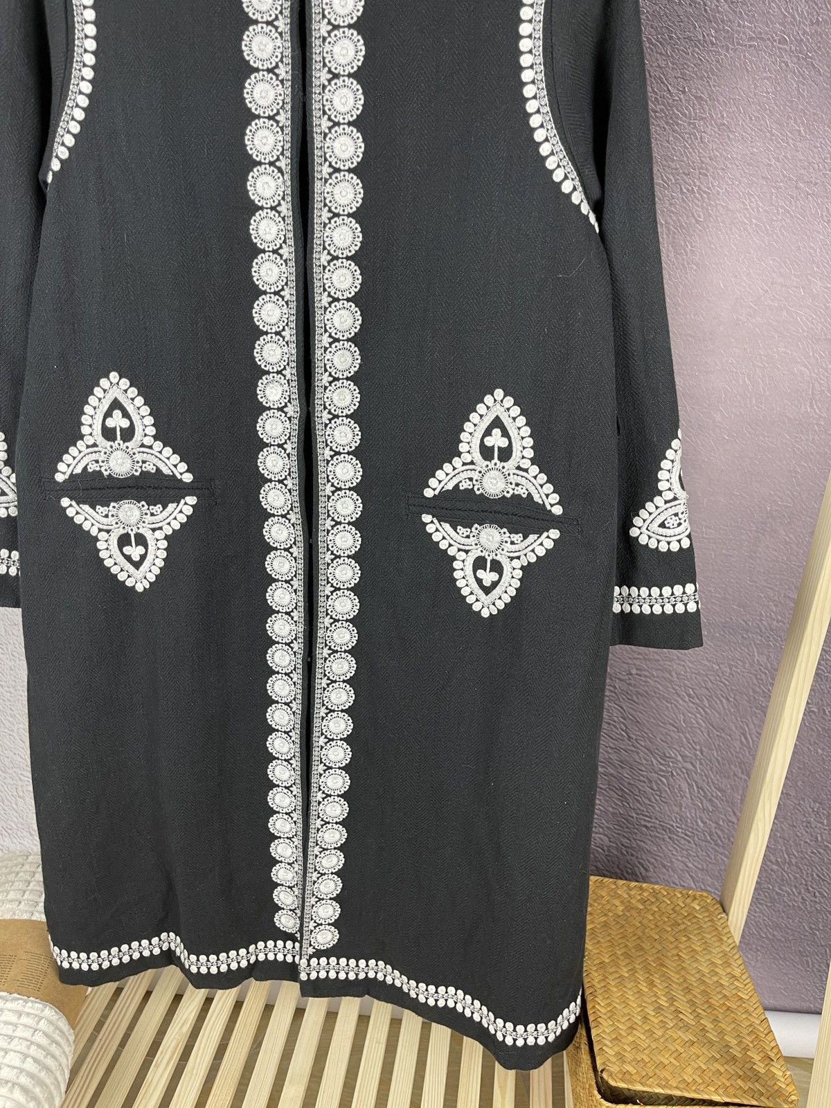By Malene Birger DAY Birger Et Mikkelsen maxi dress embroidery Aztec style Size S / US 4 / IT 40 - 4 Thumbnail