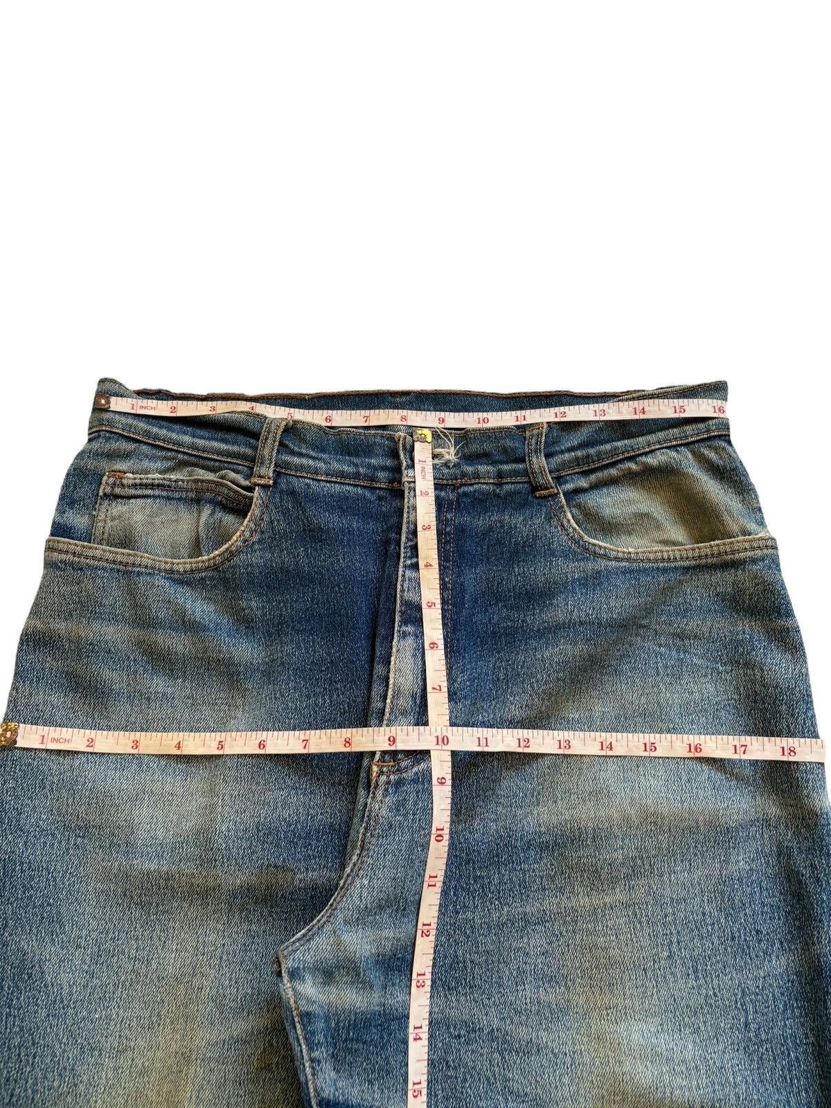 Japanese Brand SALES🔥Vintage Japanese Brand Blue Wash Loose Jeans Size US 32 / EU 48 - 12 Thumbnail