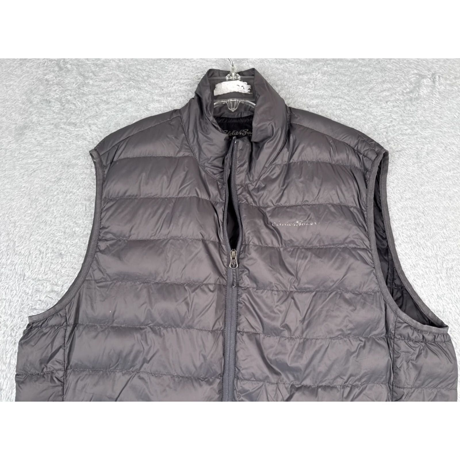 Eddie Bauer VINTAGE Eddie Bauer Vest Mens Regular Large Gray Puffer Down Insulation 650 Nylon Shell Zip Size US L / EU 52-54 / 3 - 4 Thumbnail