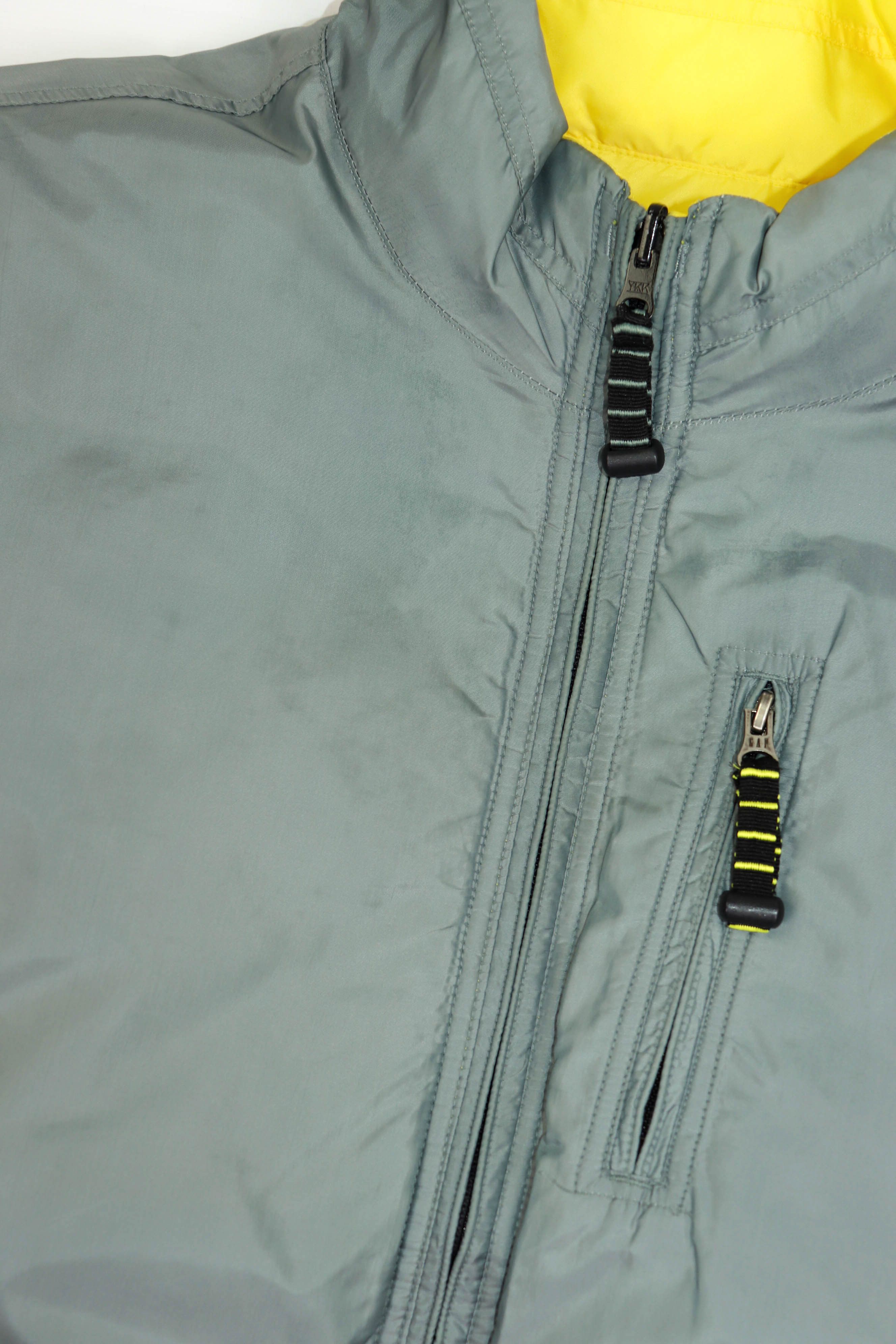Gap GAP Vintage YellowGray Reversible Down Puffer Waistcoat Vest Size US XL / EU 56 / 4 - 15 Thumbnail