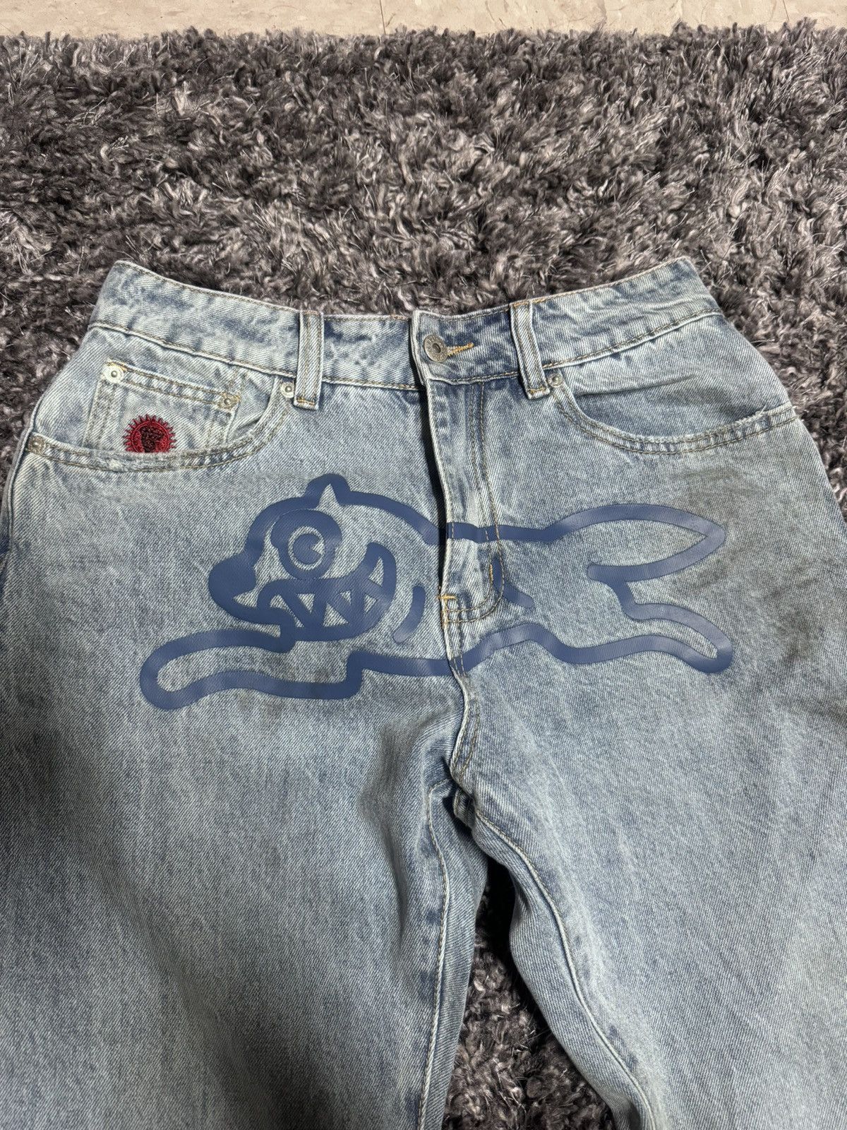 Billionaire Boys Club Icecream Blue Running Dog Jeans Size US 28 / EU 44 - 2 Thumbnail