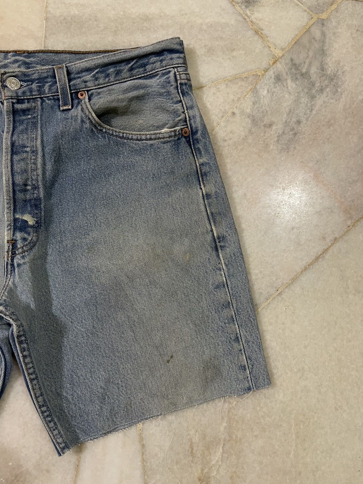 Levi's Vintage Clothing Vintage 00s Levis 501 Denim Shorts / Vintage Levis 501 Size US 34 / EU 50 - 3 Thumbnail