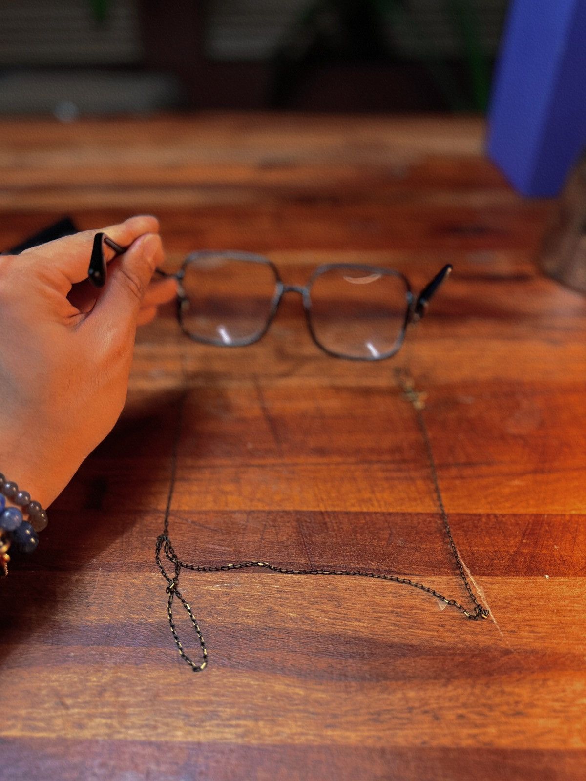 Other Vintage-Inspired Eyeglass Chain with Delicate Flower Accent Size ONE SIZE - 7 Thumbnail