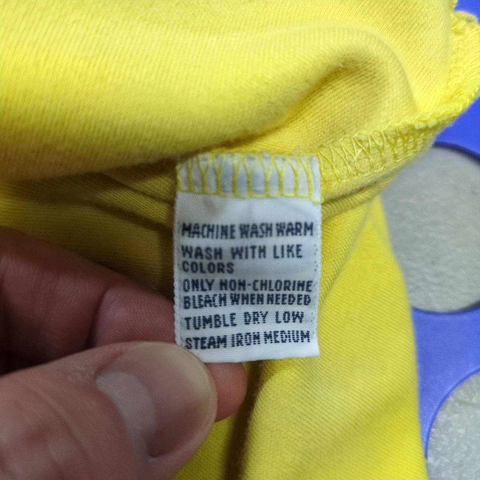 Polo Ralph Lauren Vtg Polo by Ralph Lauren Men's L Polo Shirt Yellow Navy Pony Size US L / EU 52-54 / 3 - 7 Thumbnail
