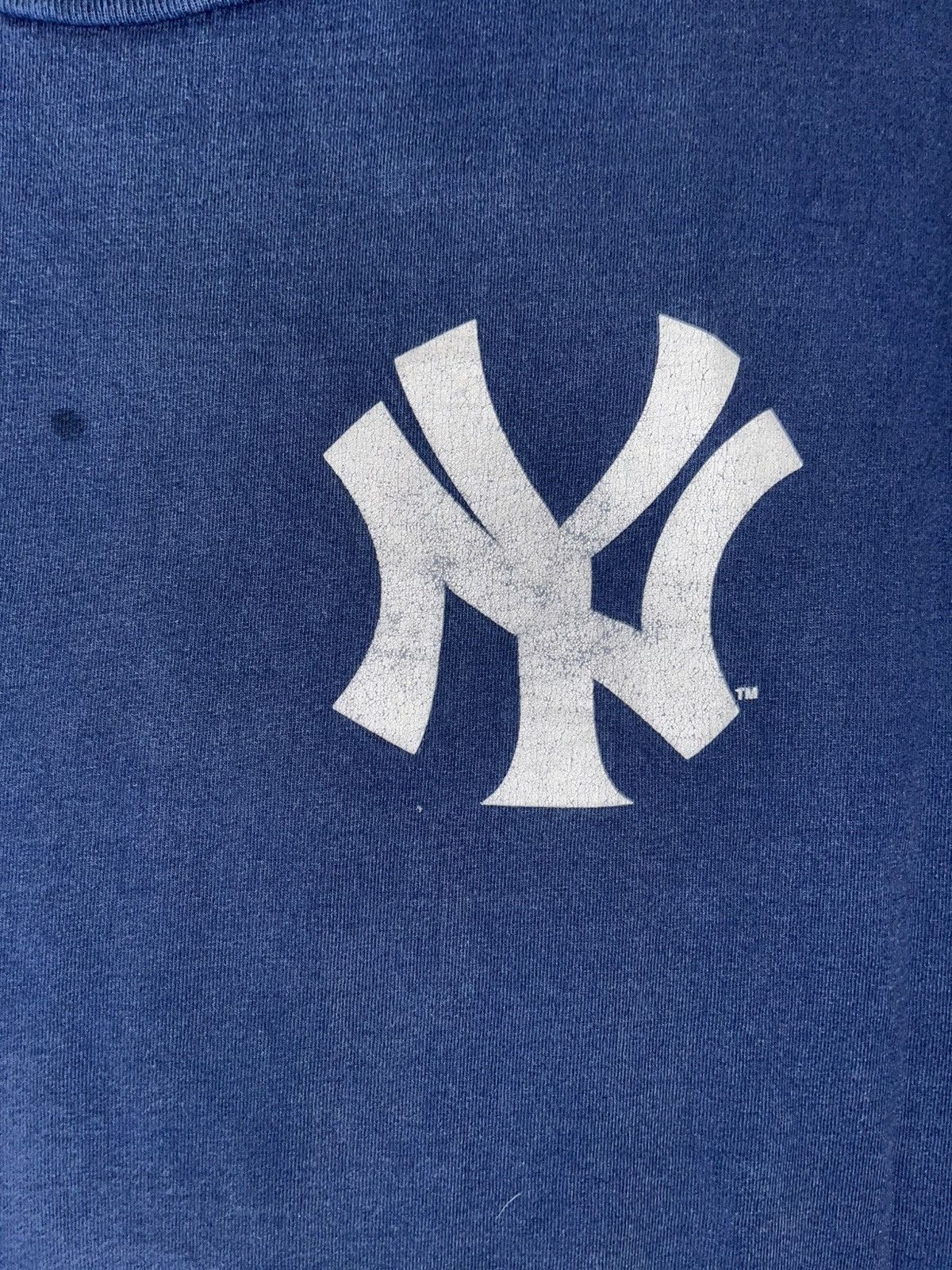 Unsound Rags Crazy Y2K Faded Thrashed ERD Punk Baggy New York Yankees Tee Size US XL / EU 56 / 4 - 2 Thumbnail